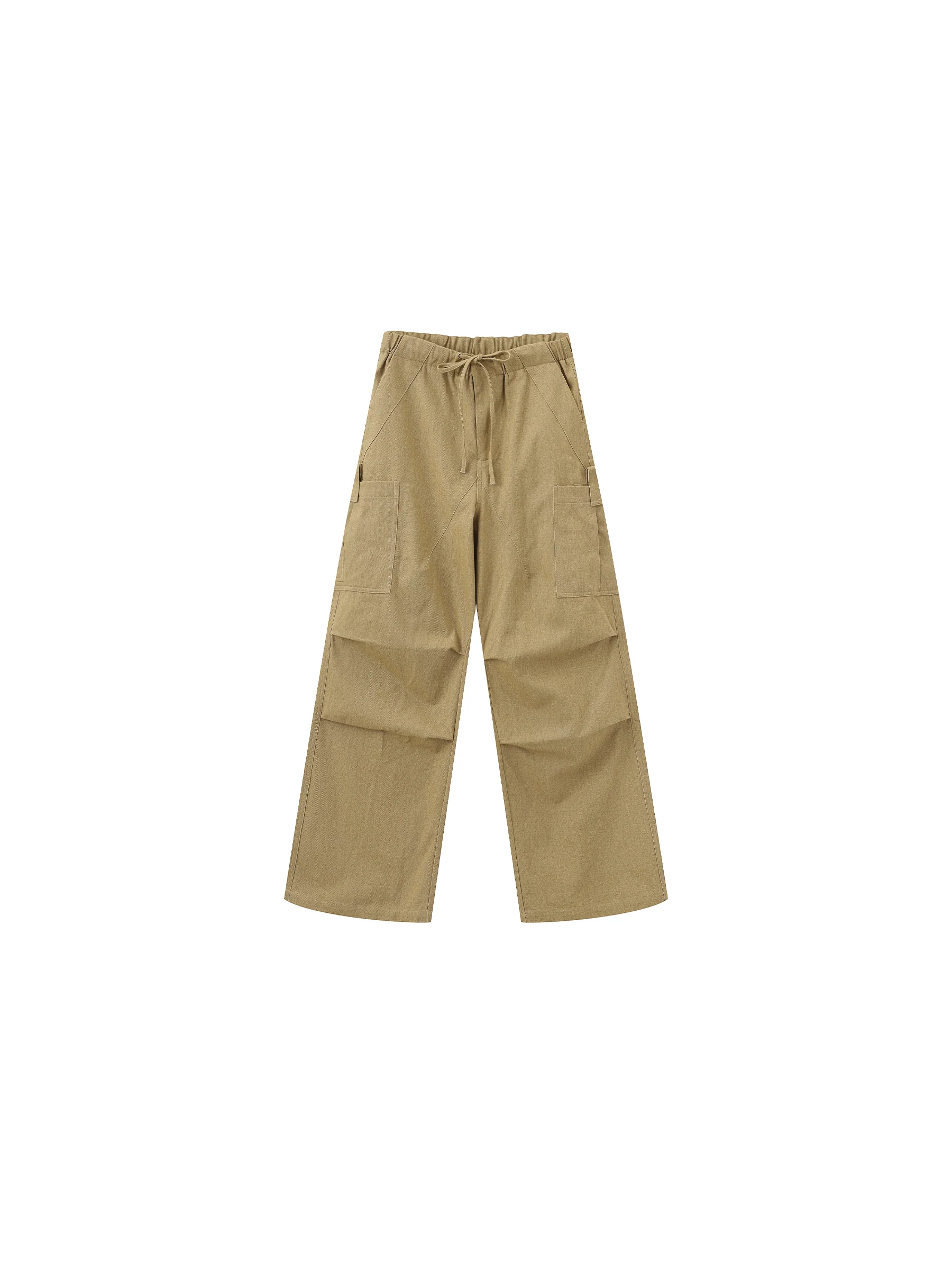 Relaxed Draped Straight-Leg Utility Pants - Image 13