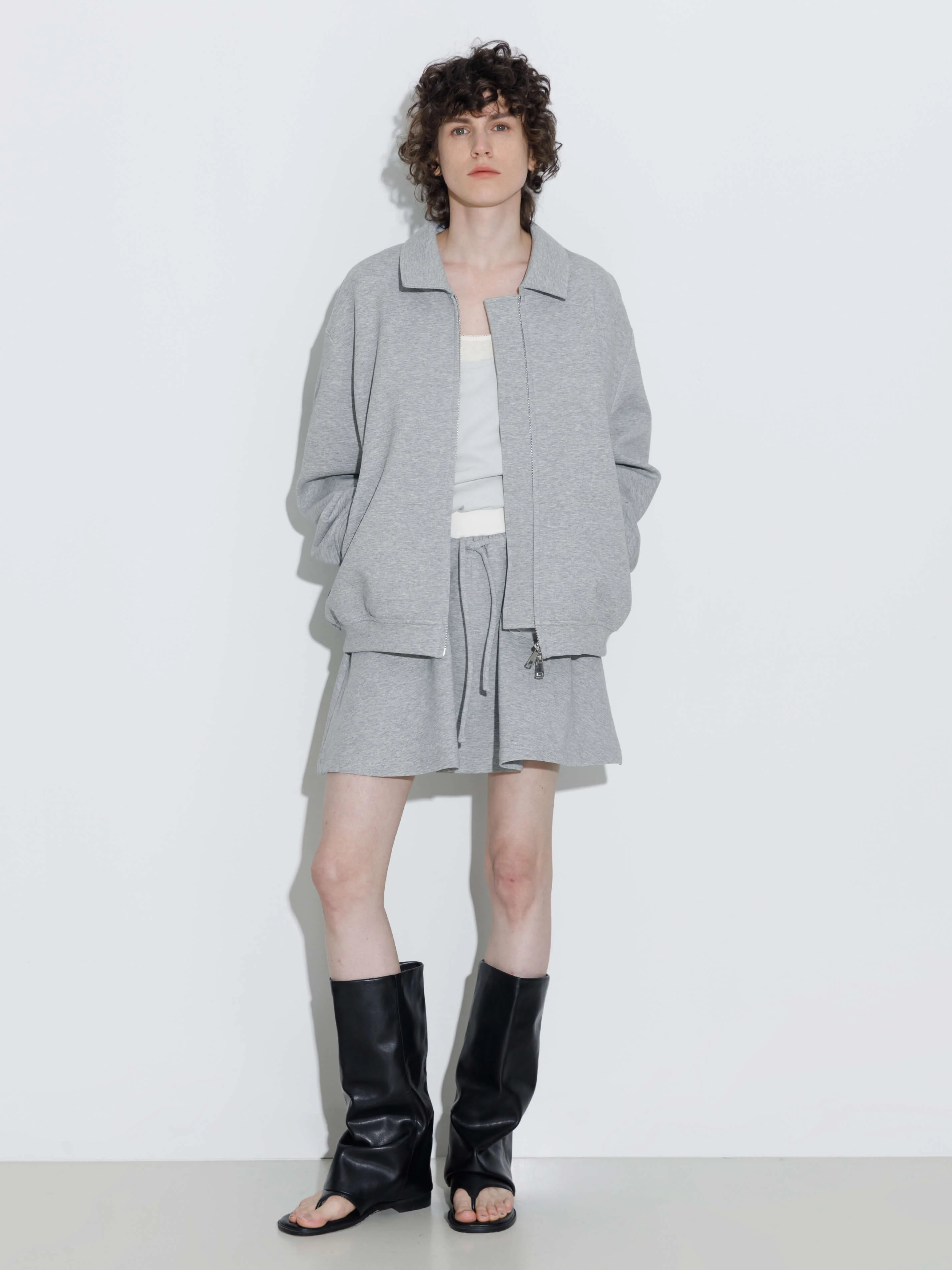 Relaxed Fit Zipped Utility Jacket - Image 3
