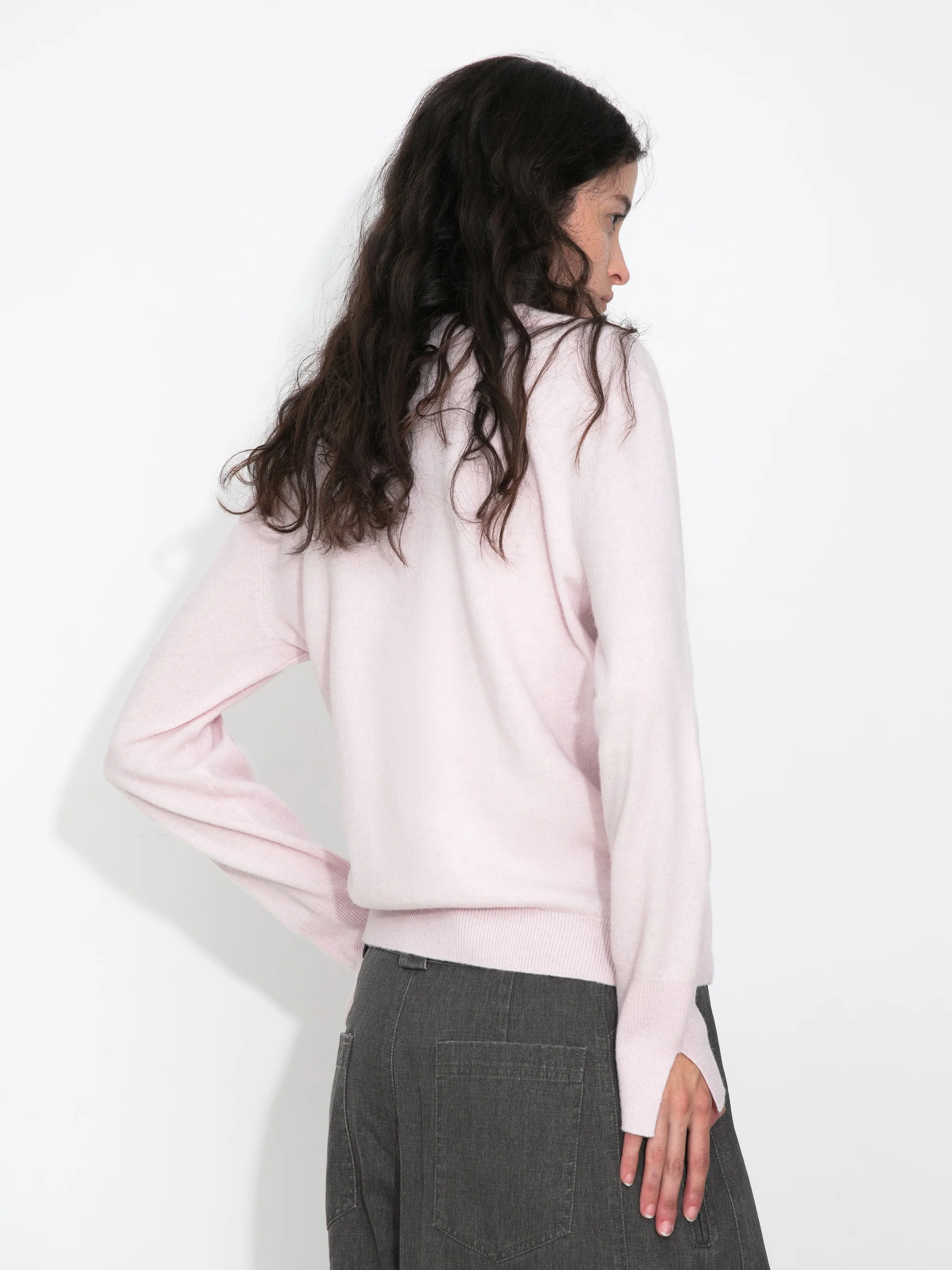 Relaxed Knit Cardigan Jacket in 100% Wool - Image 12