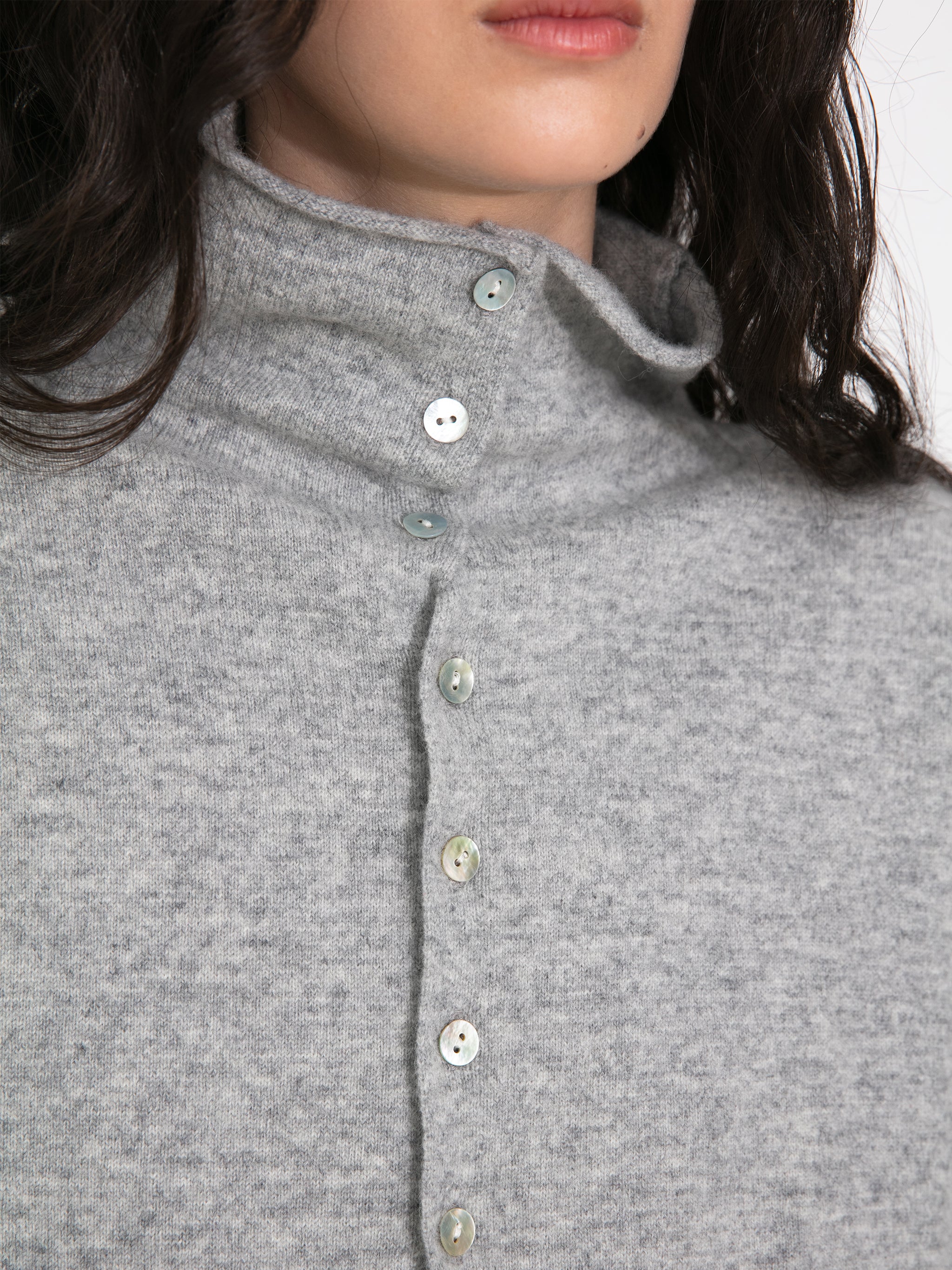 Relaxed Knit Cardigan Jacket in 100% Wool - Image 4