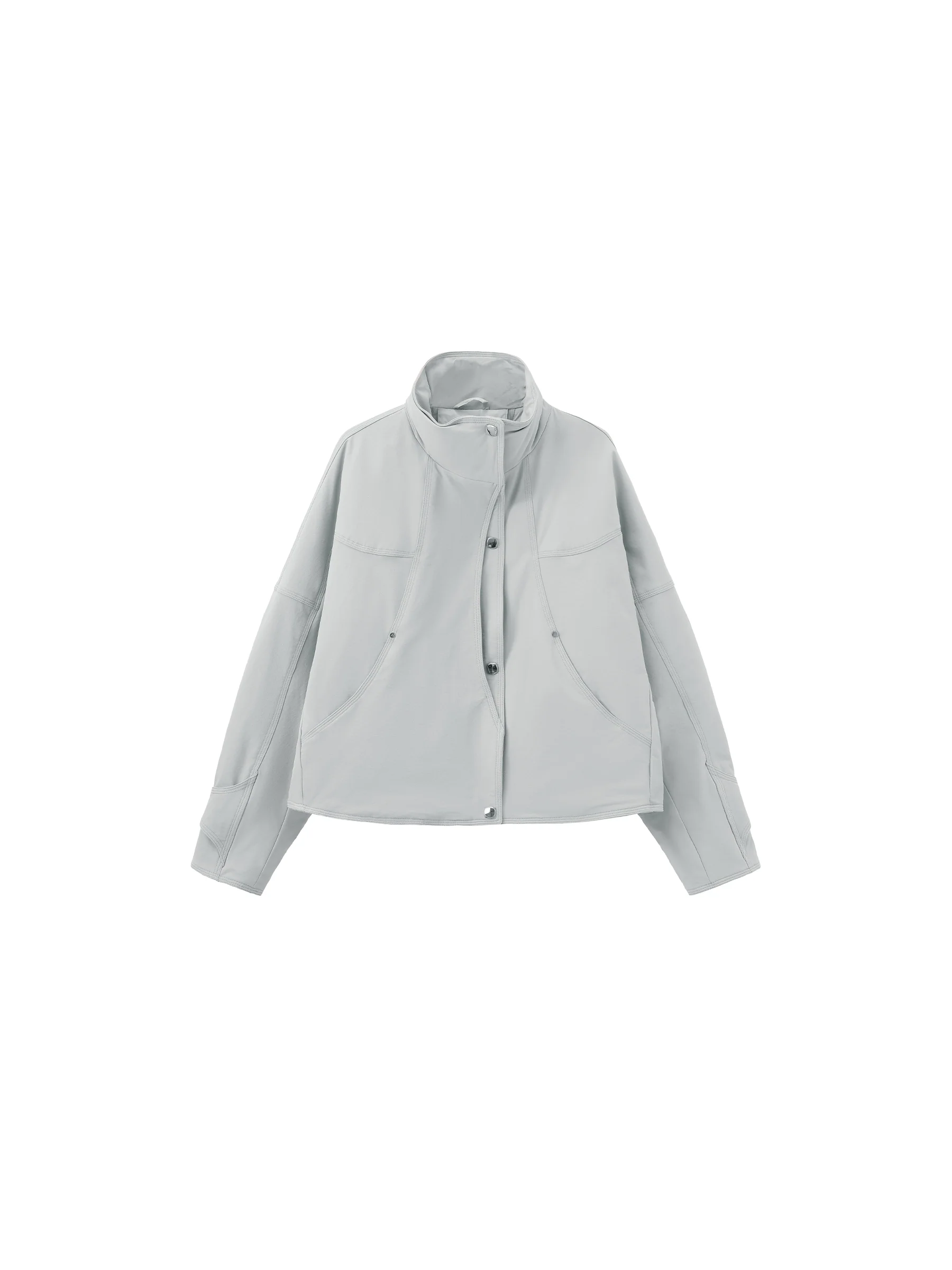 Relaxed Utility Drawstring Hem Down Jacket - Image 7