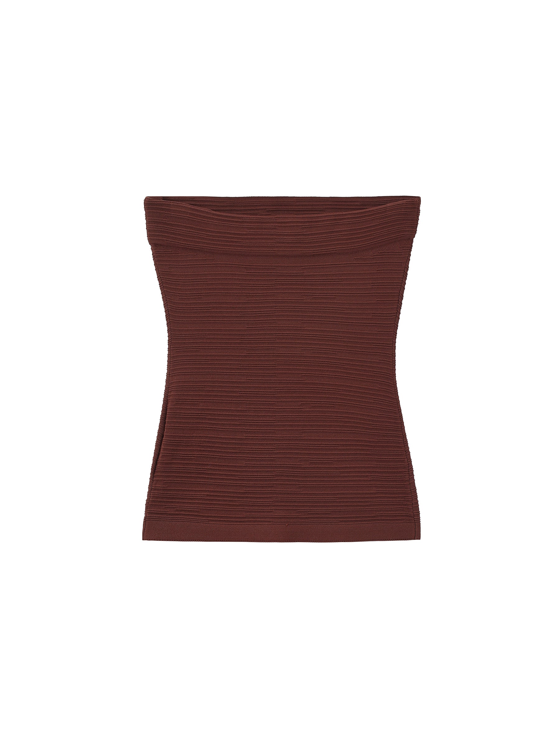 Sculpted Textured Fitted Knit Top - Image 14