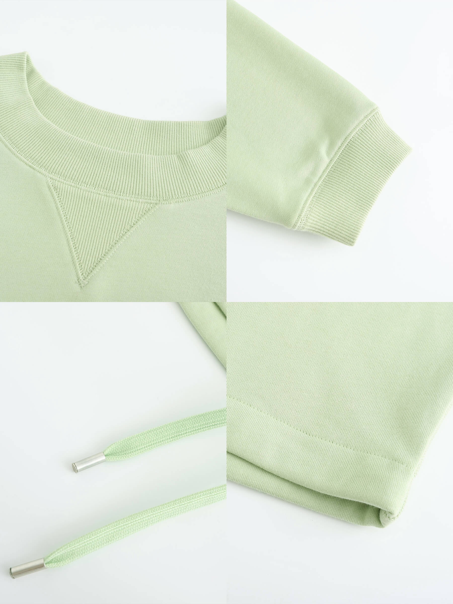 Short Basic Sweatshirt - Image 20