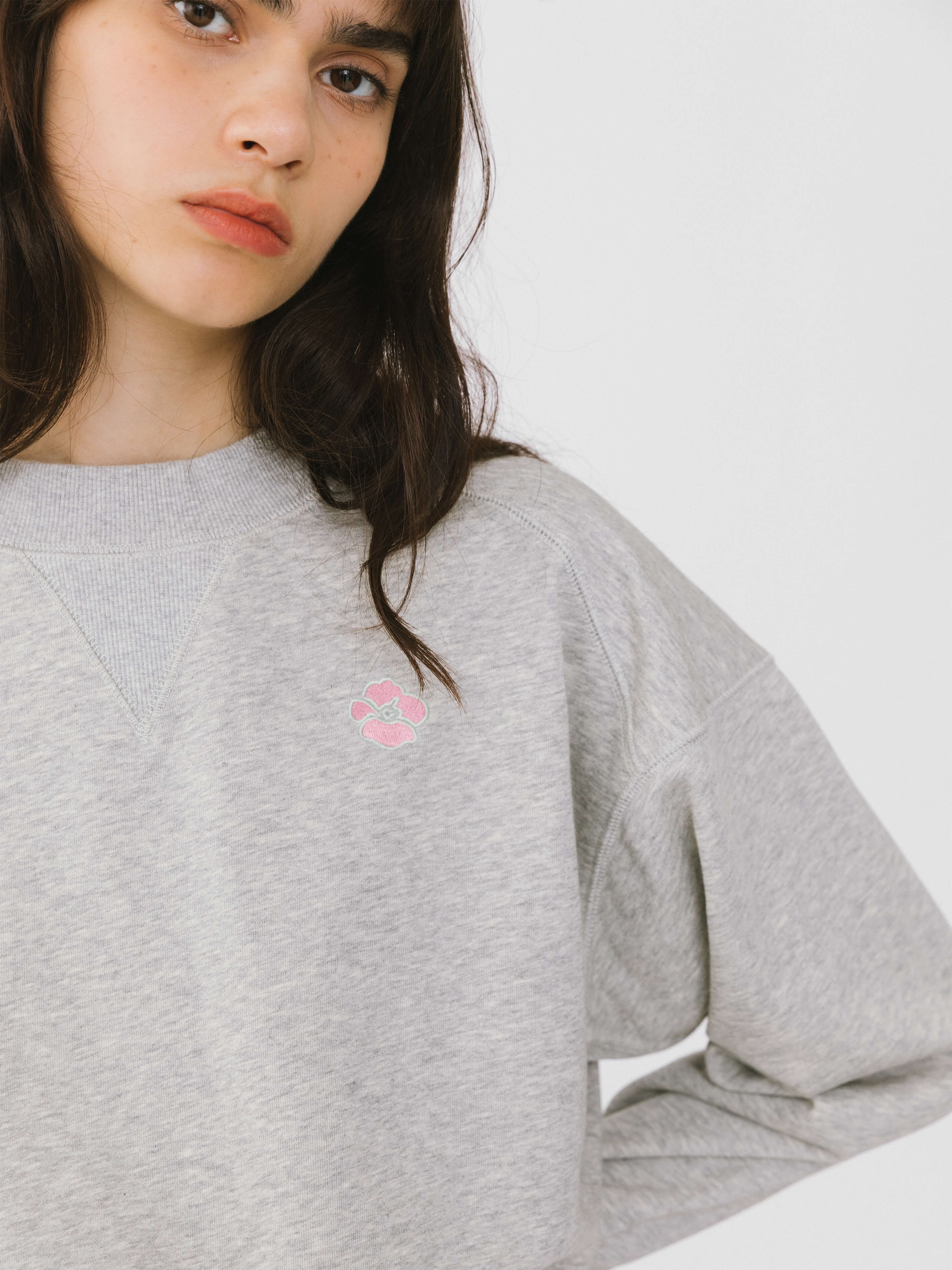 Short Basic Sweatshirt - Image 3