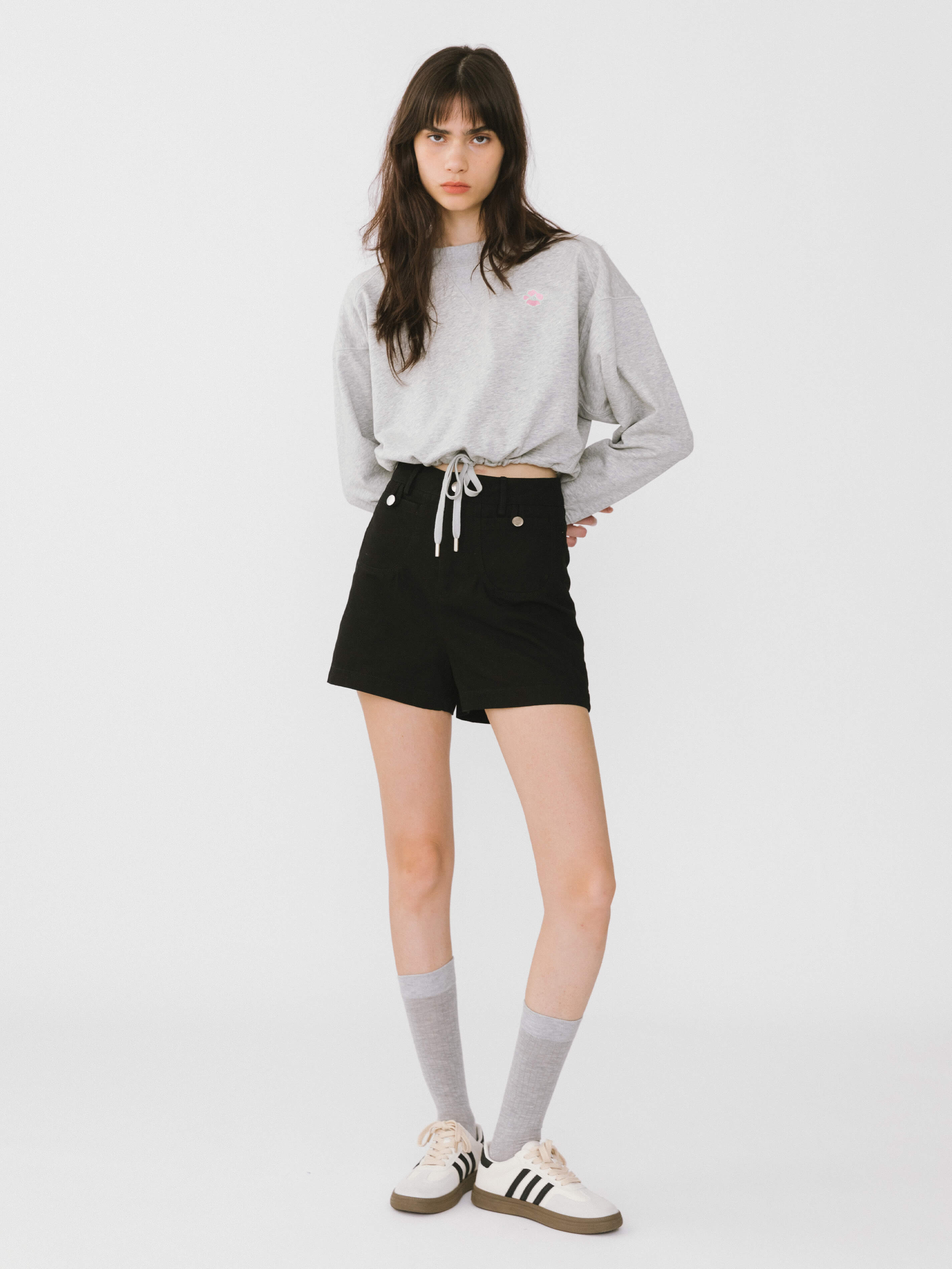 Short Basic Sweatshirt - Image 5