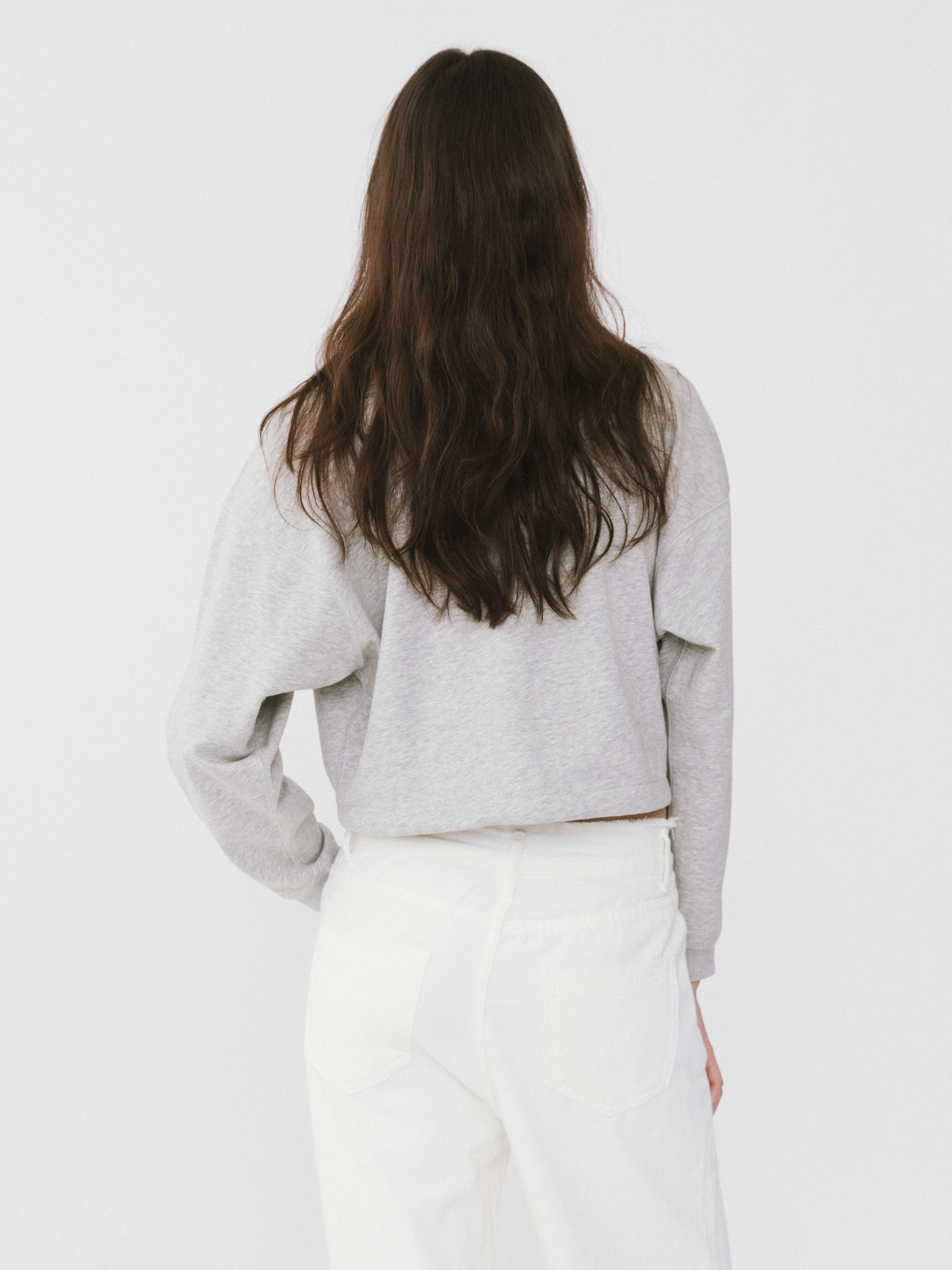 Short Basic Sweatshirt - Image 6