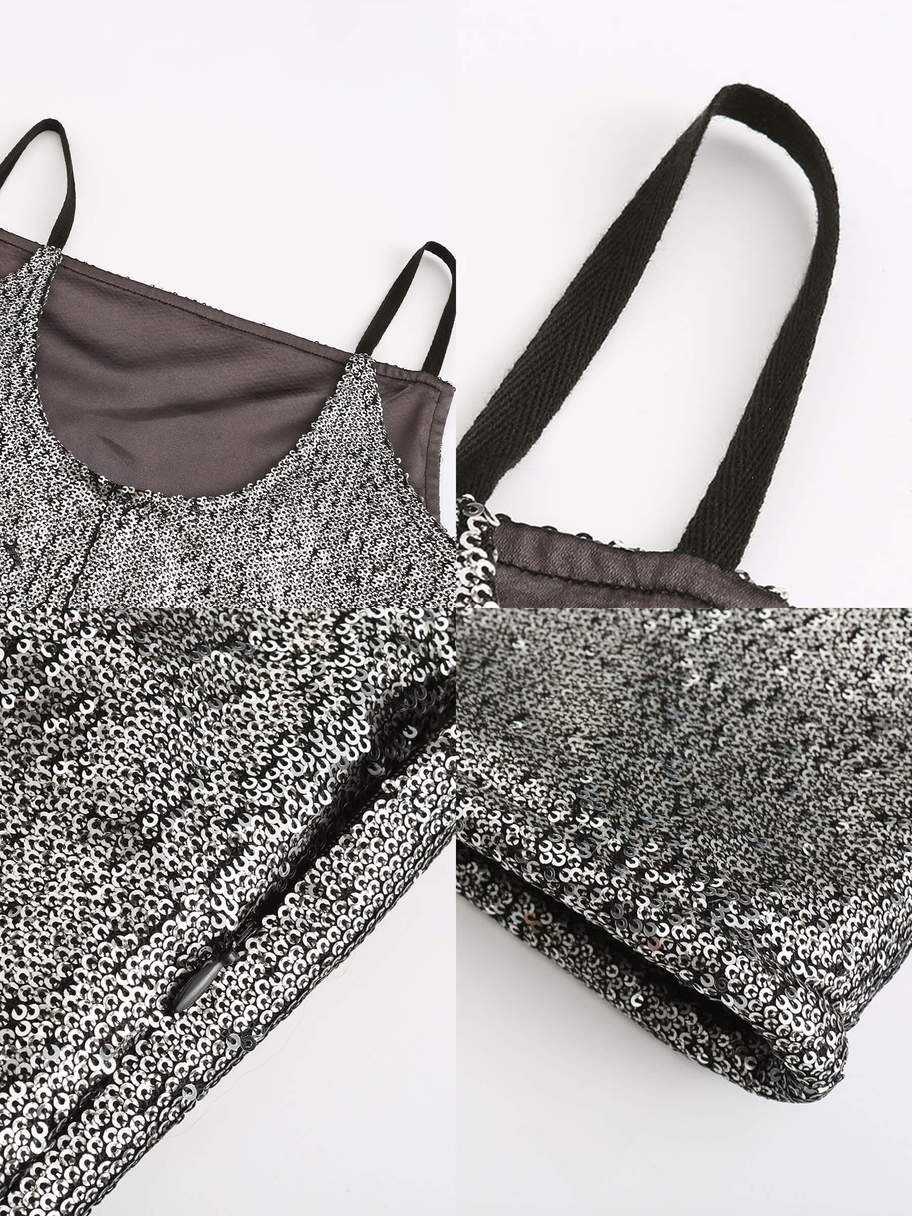 Silver Space Sling Dress - Image 10