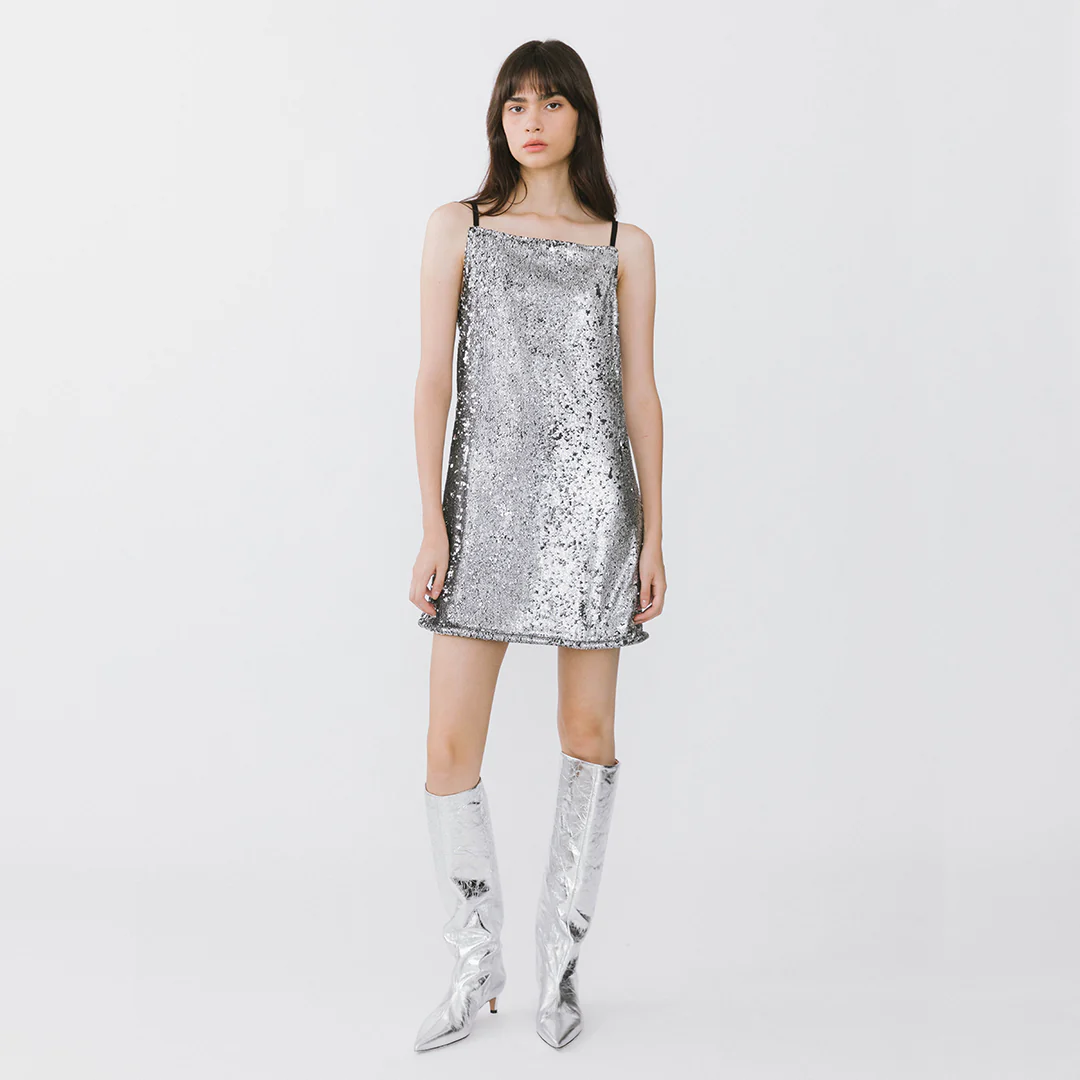 Silver Space Sling Dress - Image 3