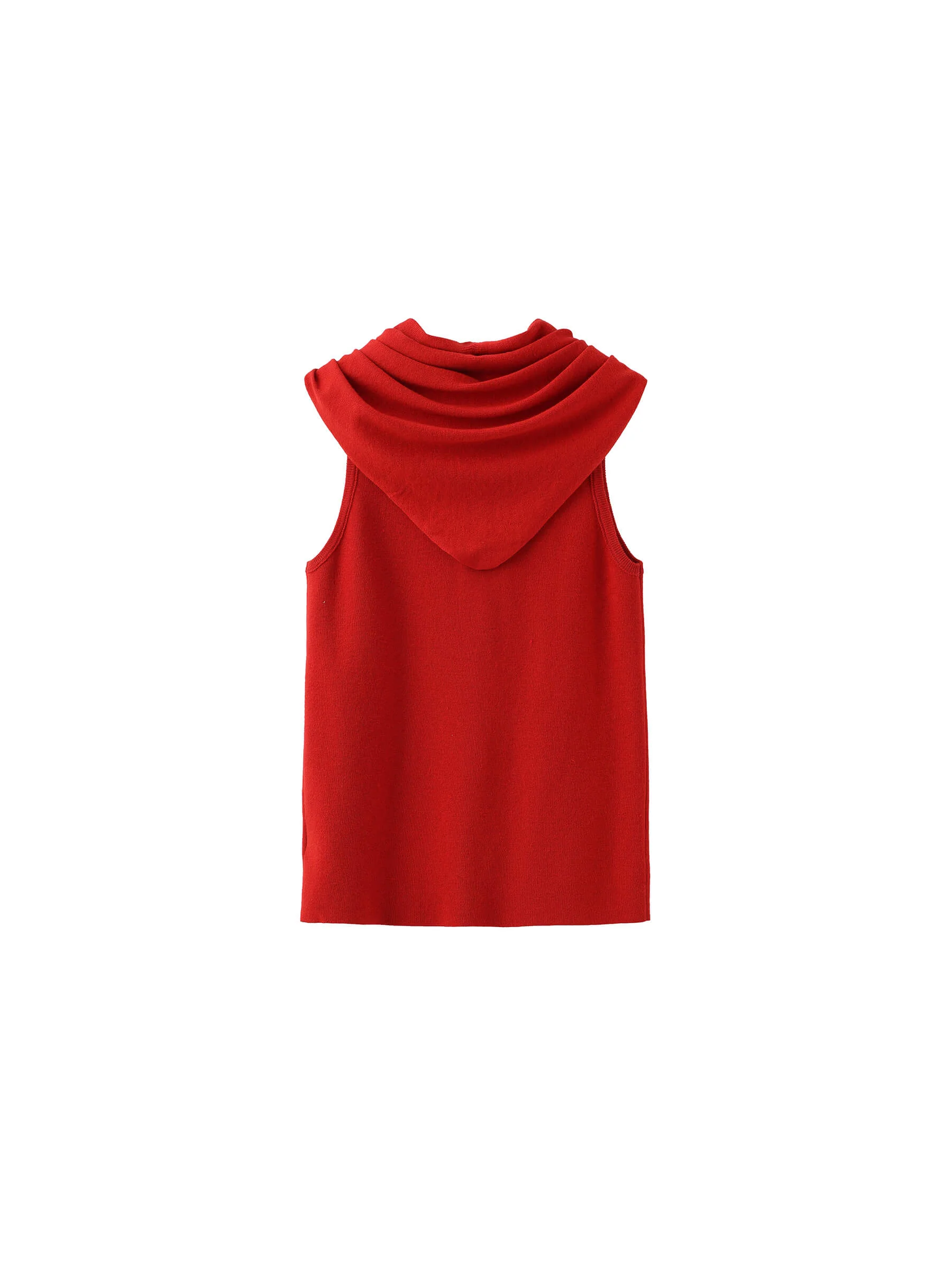Slim-Fit Knit Henley Vest with Neck Tie - Image 23