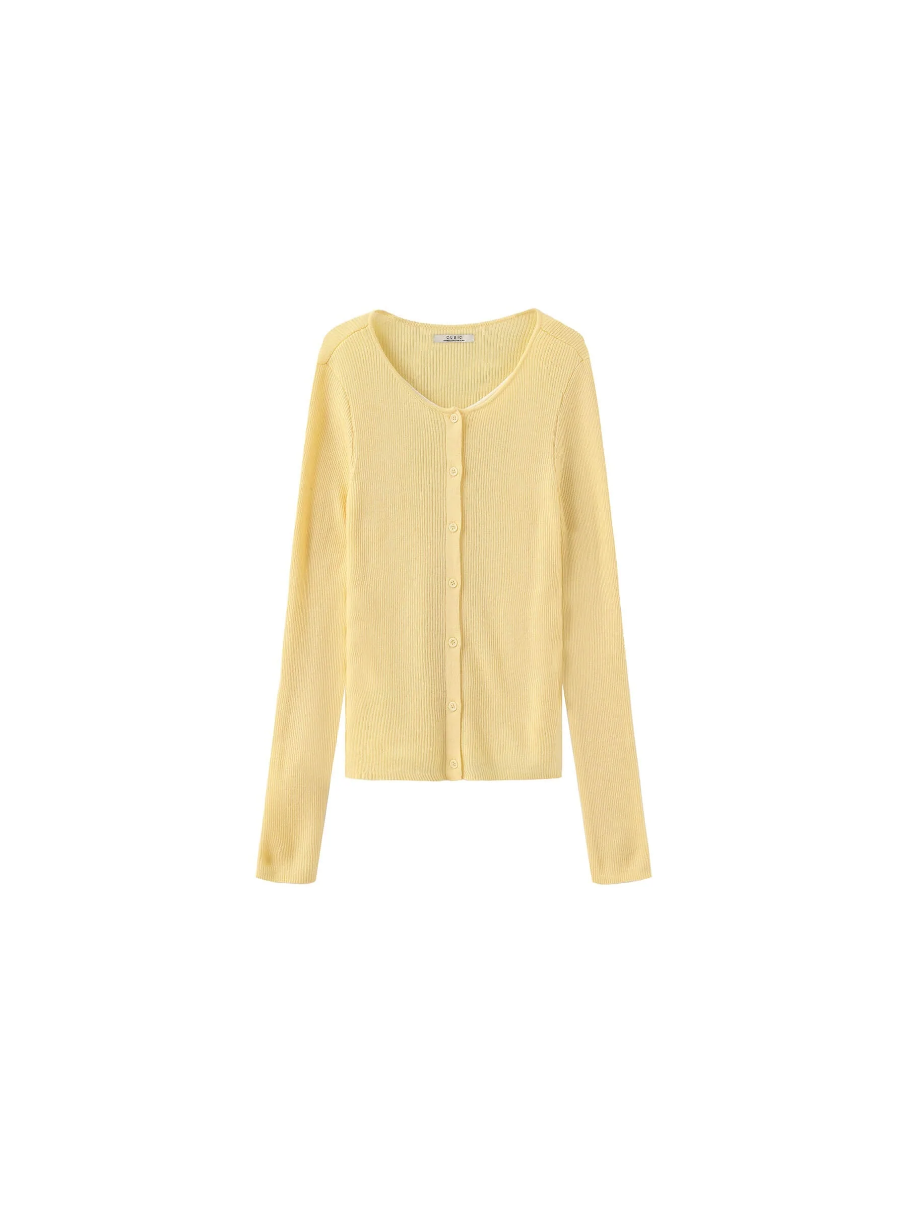 Slim-Fit Long Sleeve Layered Knit Cardigan - Image 15