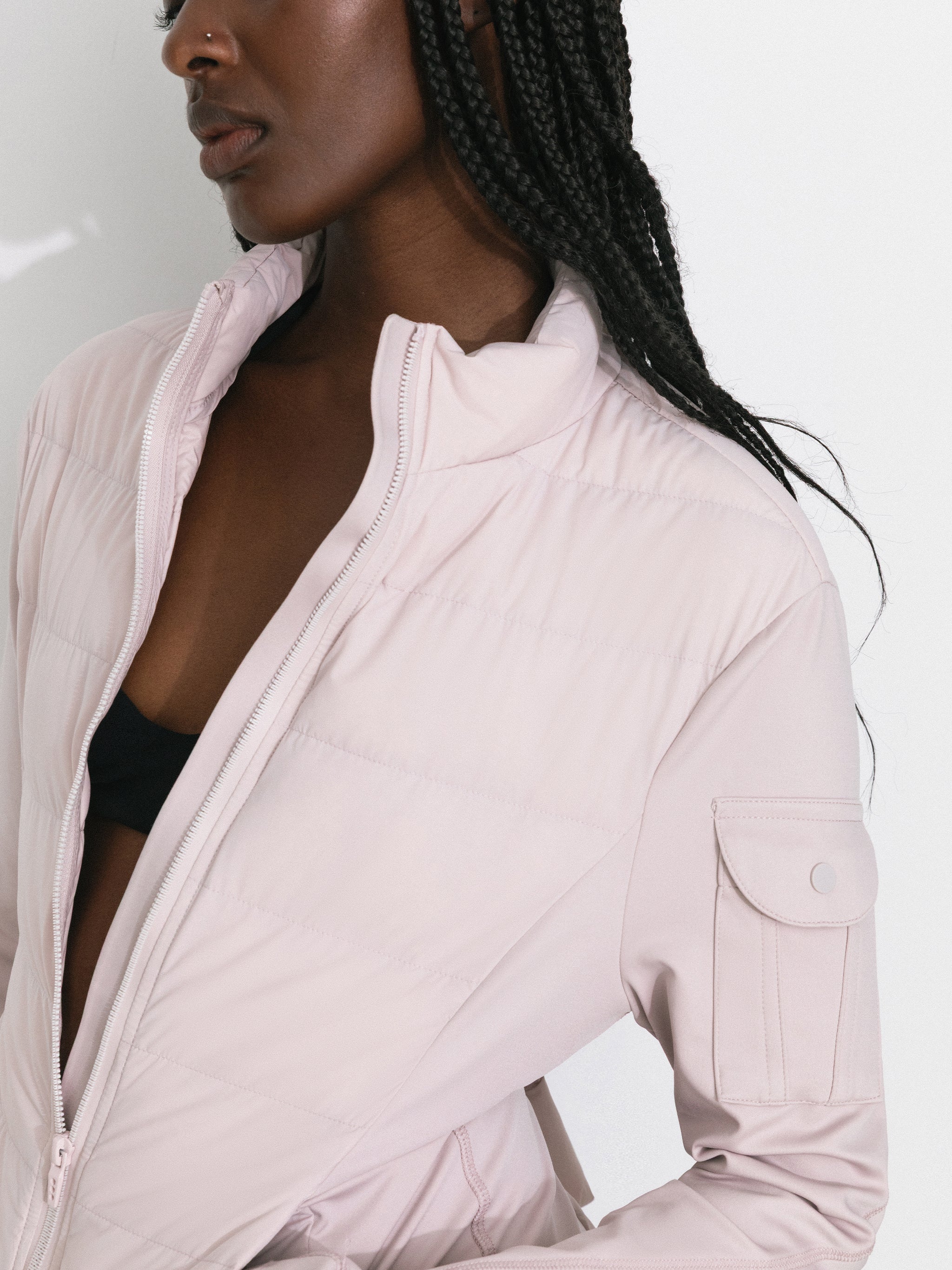 Slim-Fit Panelled Lightweight Down Jacket - Image 4