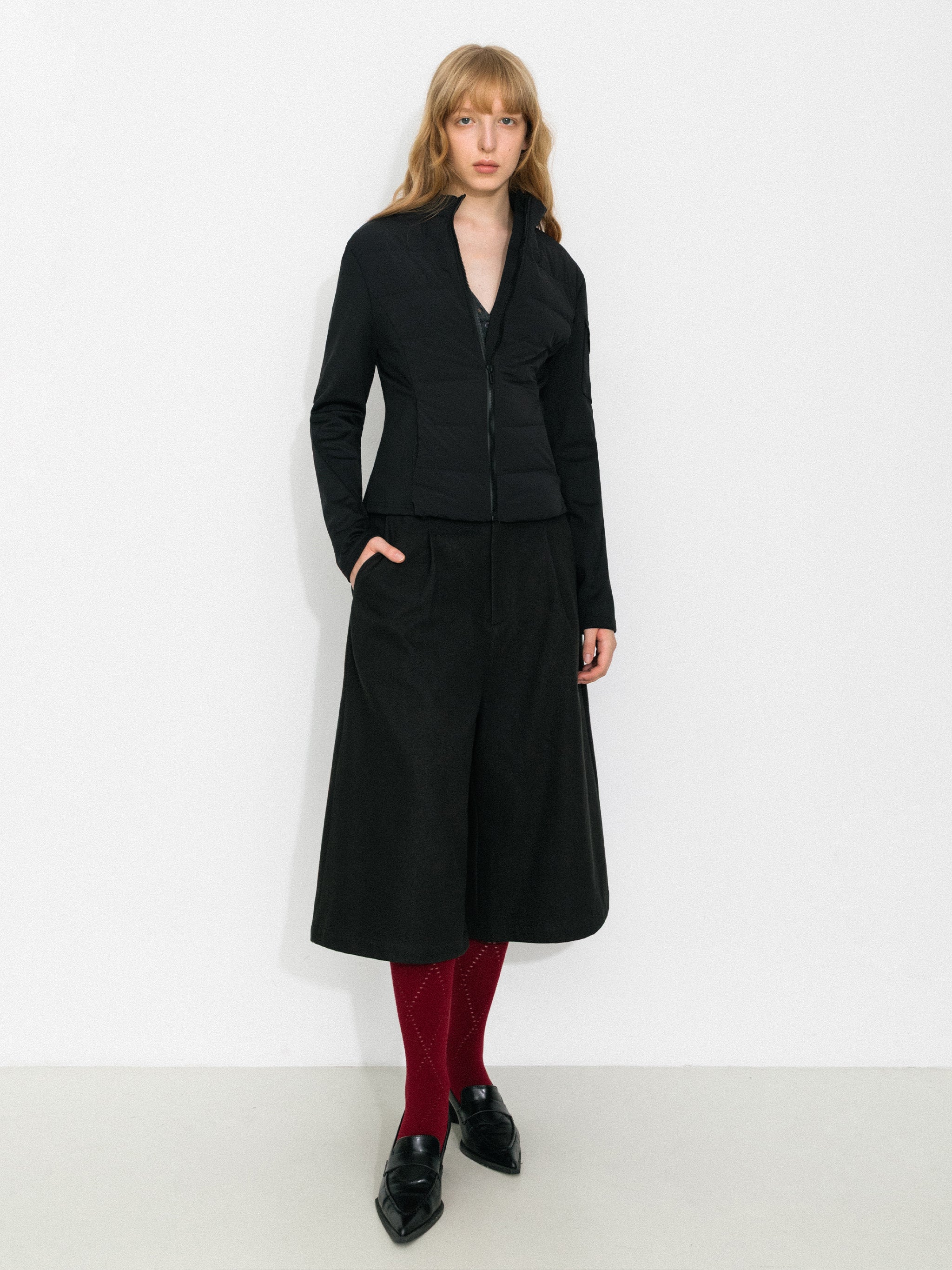 Slim-Fit Panelled Lightweight Down Jacket - Image 8
