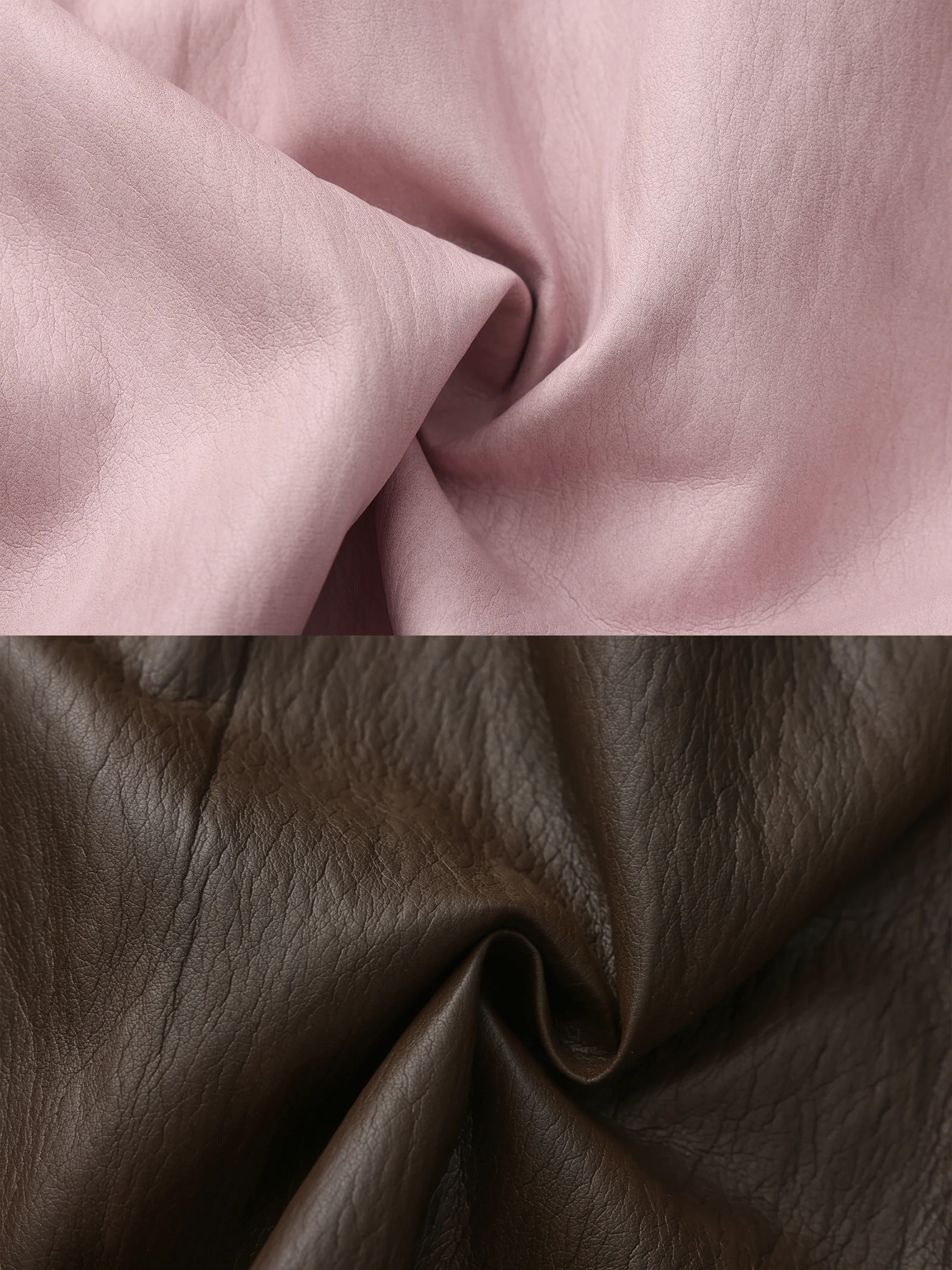 Stand Collar Vintage Faux Leather Jacket - Image 19