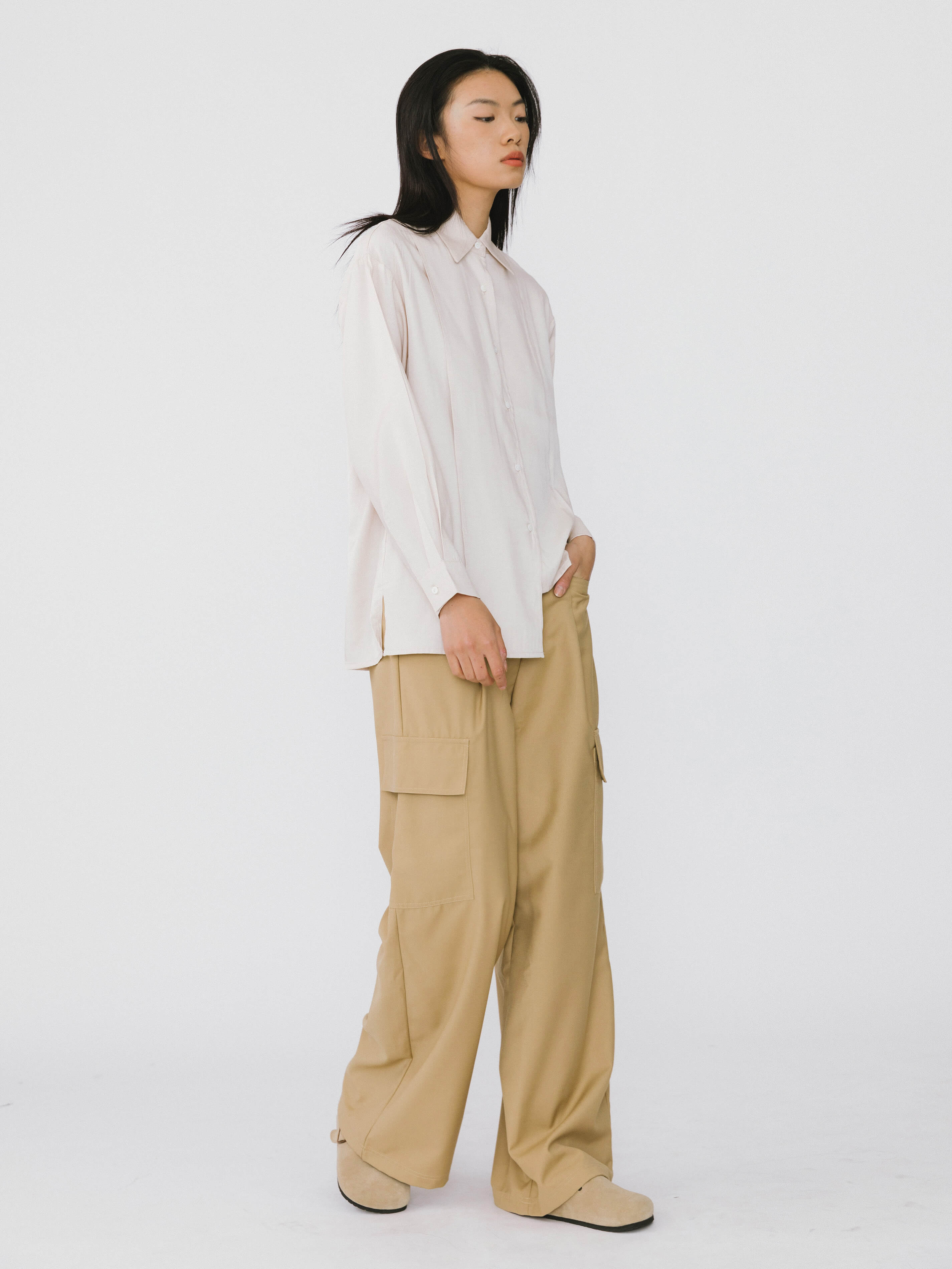 Straight Leg Cargo Trousers - Image 2