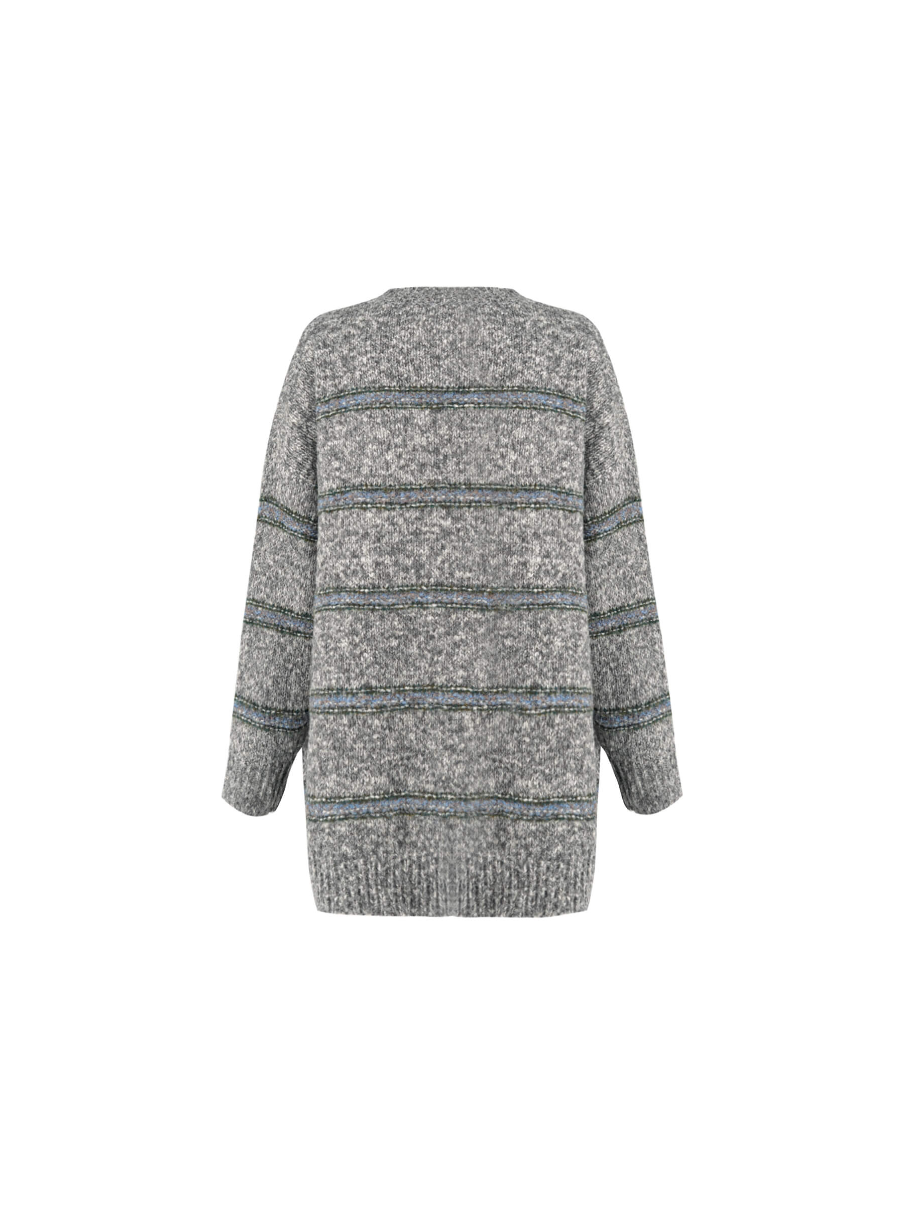Striped Long Oversized Sweater - Image 16