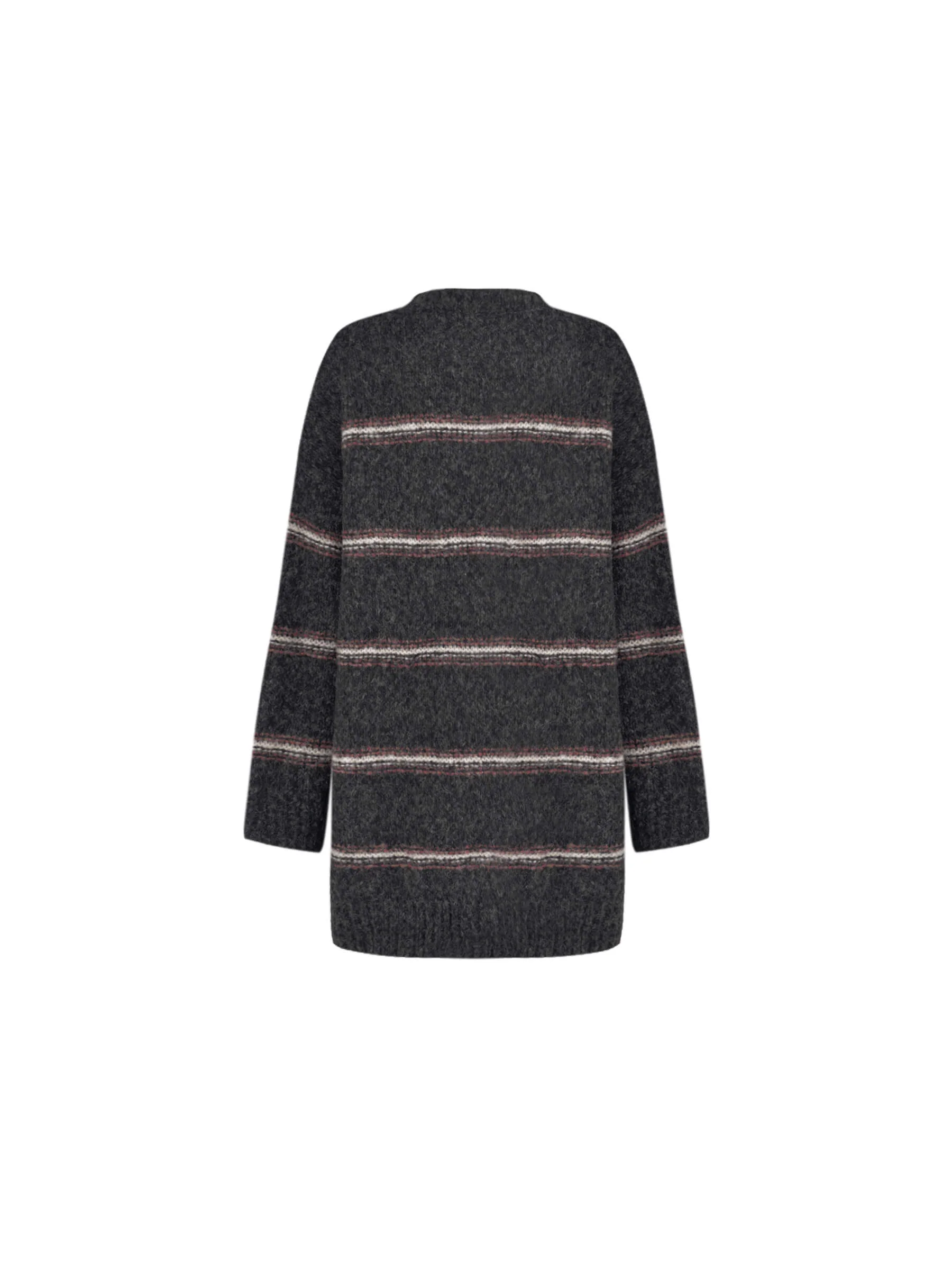 Striped Long Oversized Sweater - Image 18