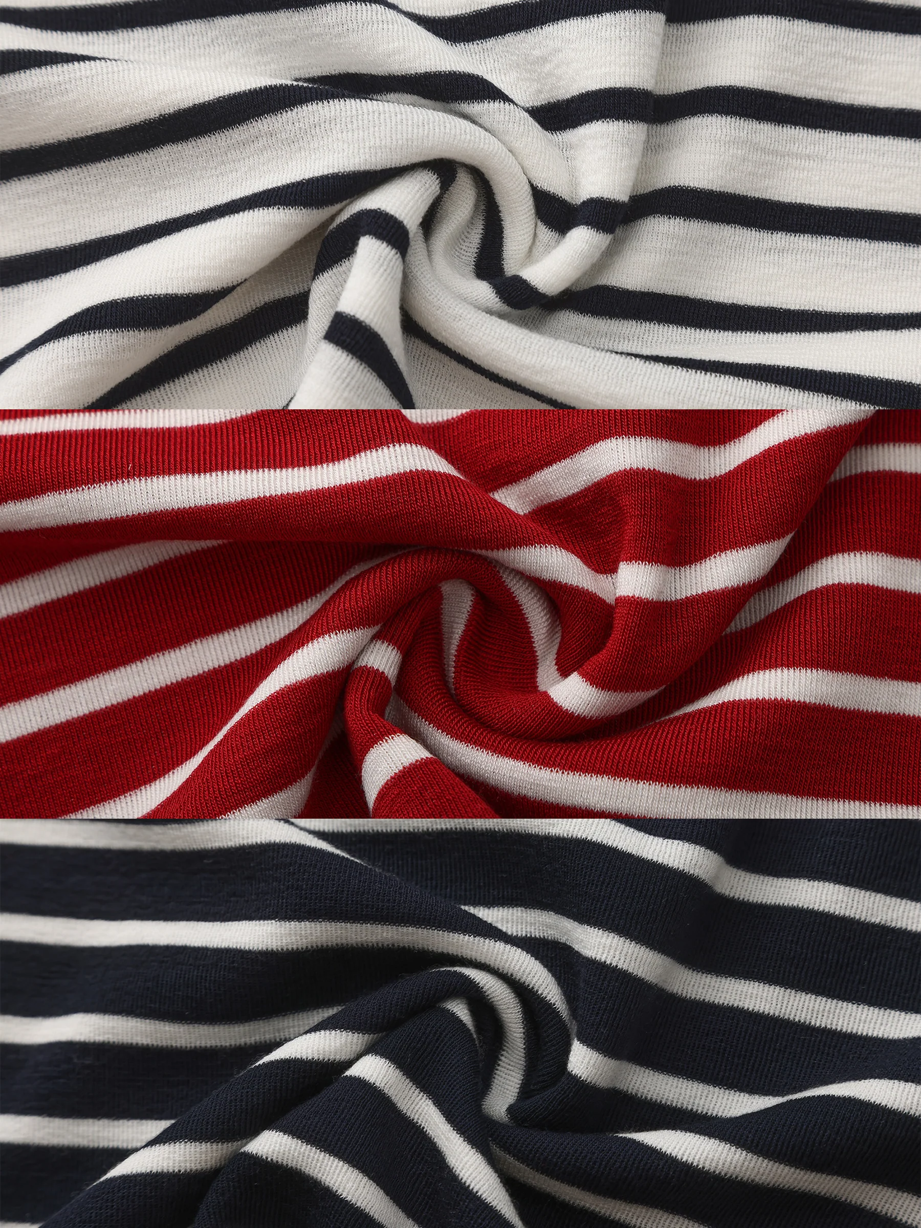 Striped Off-Shoulder Short-Sleeve Top - Image 27