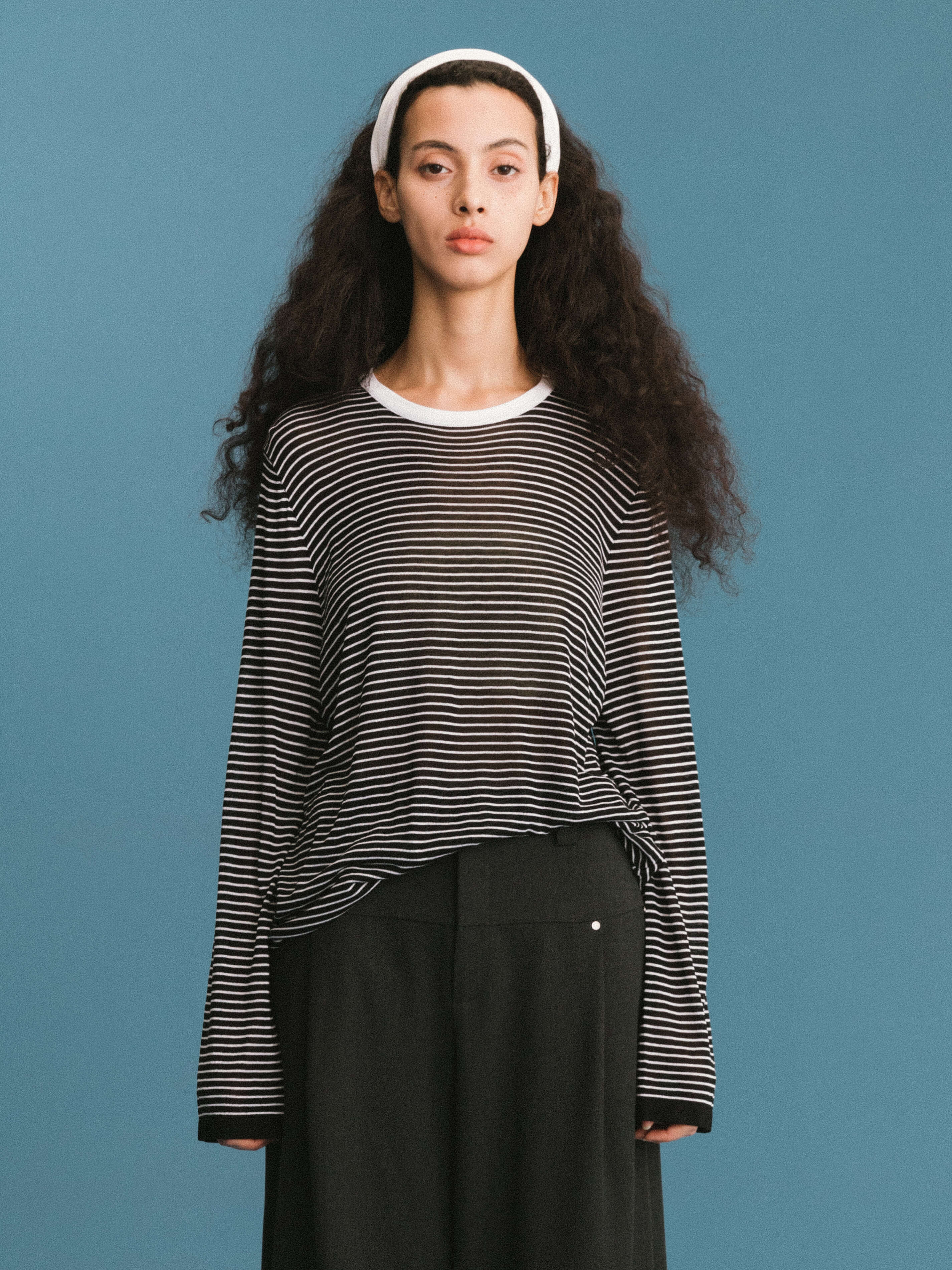 ONE BY CUBIC Thin Stripped Knitwear Jumper - Image 13