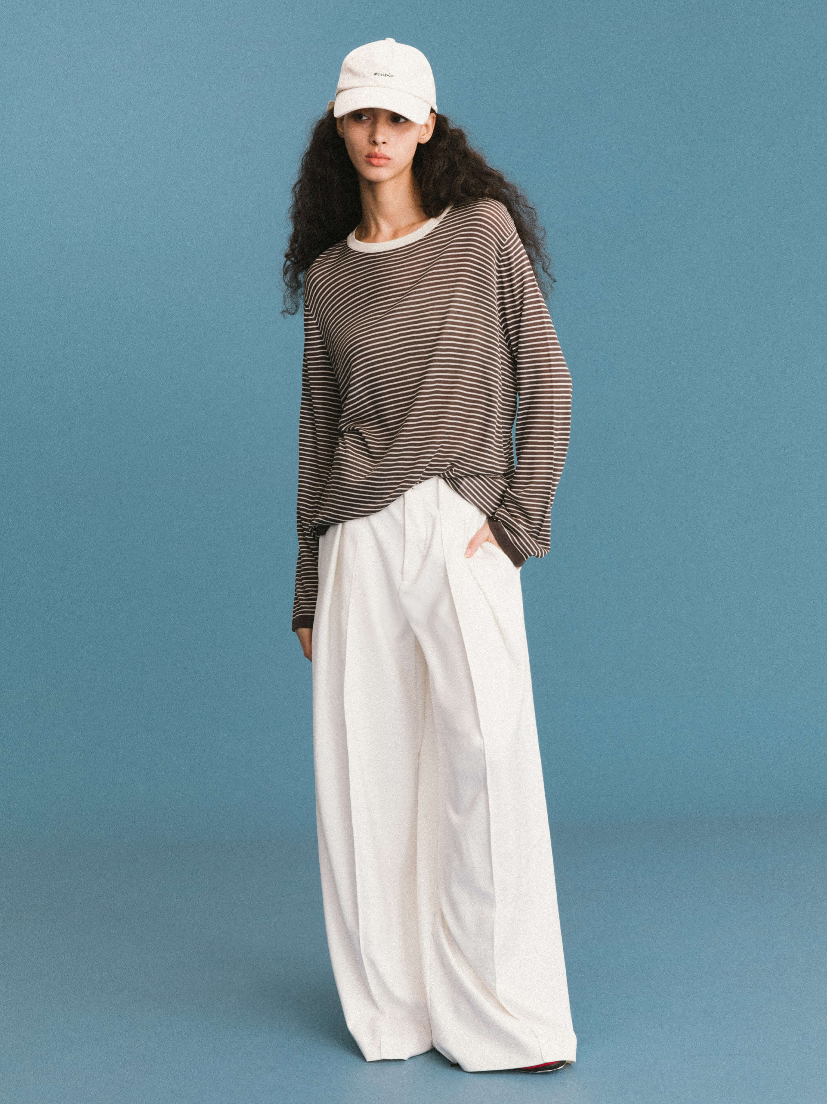 ONE BY CUBIC Thin Stripped Knitwear Jumper - Image 6