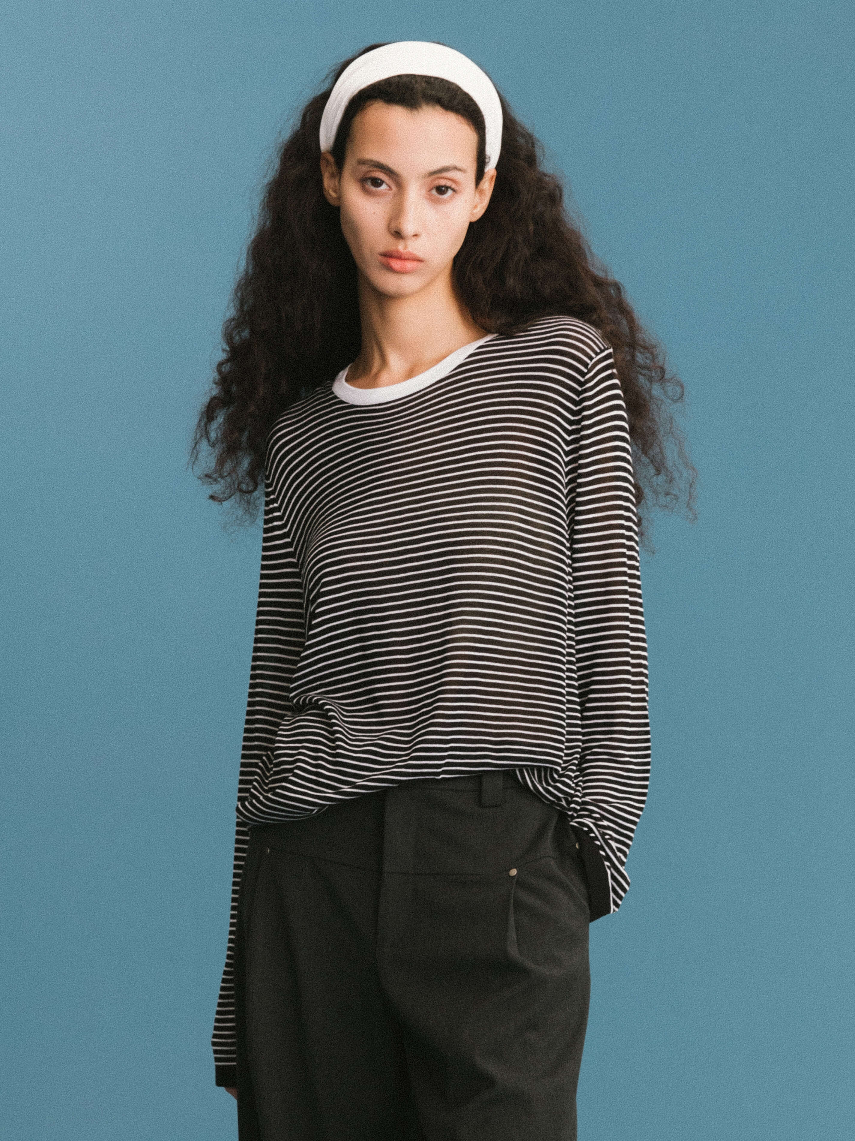 ONE BY CUBIC Thin Stripped Knitwear Jumper - Image 8