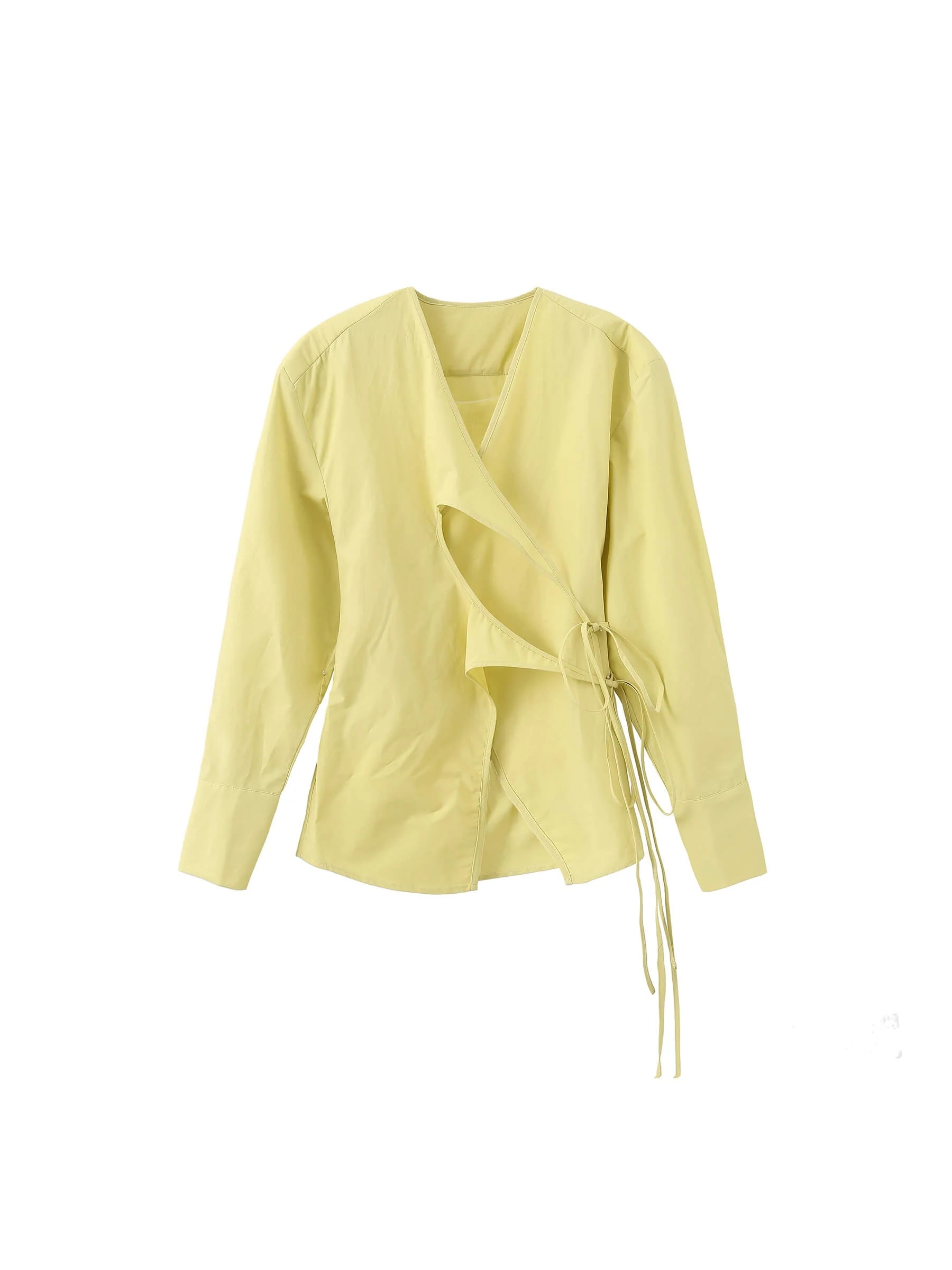 V-Neck Criss-Crossed Layered Blouse - Image 15
