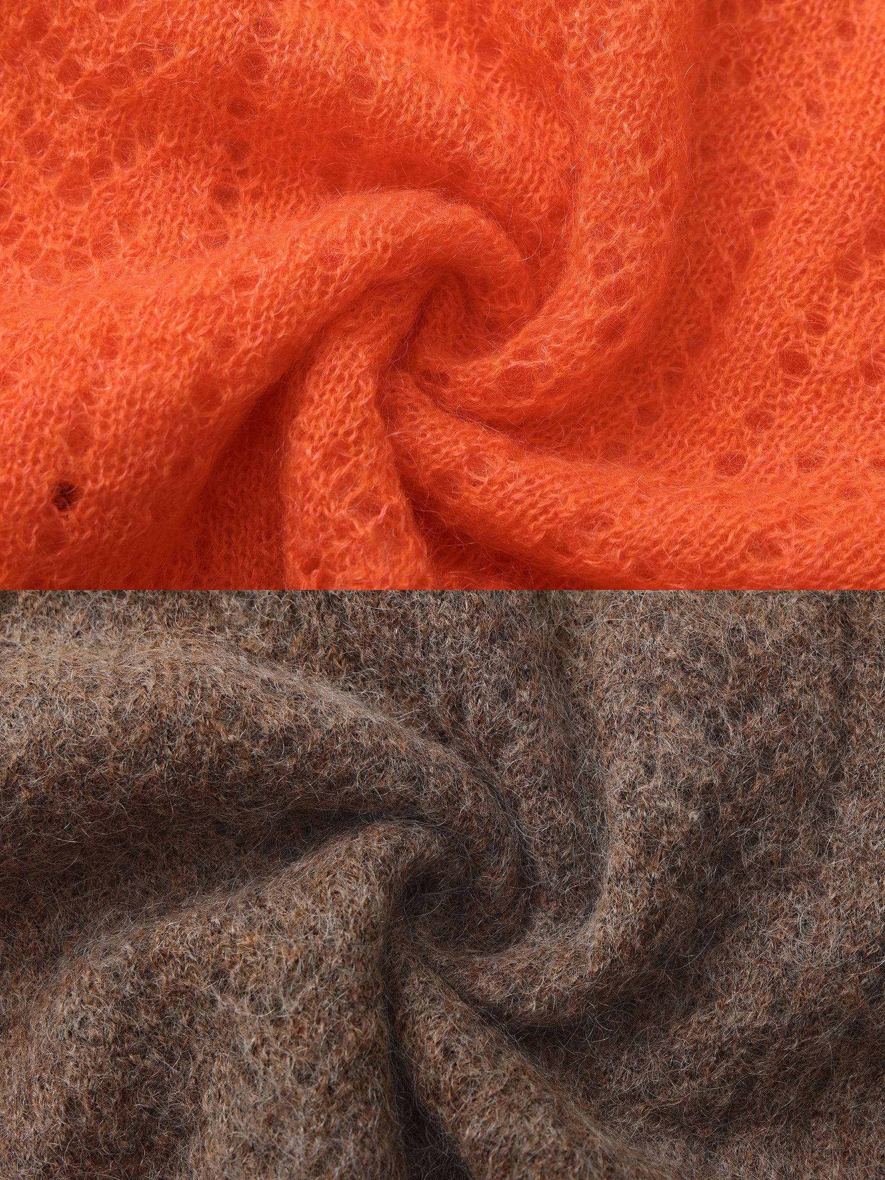 Cropped Open-Knit Cardigan - Image 19