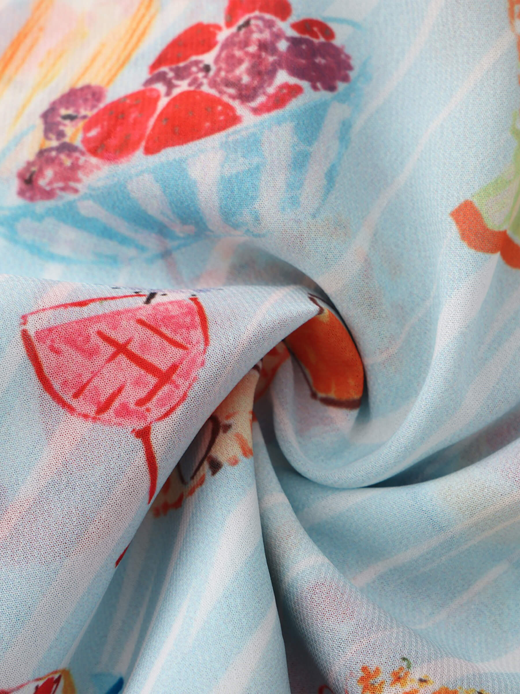 V-Neck Sleeveless Top with Scarf Tie - Image 10