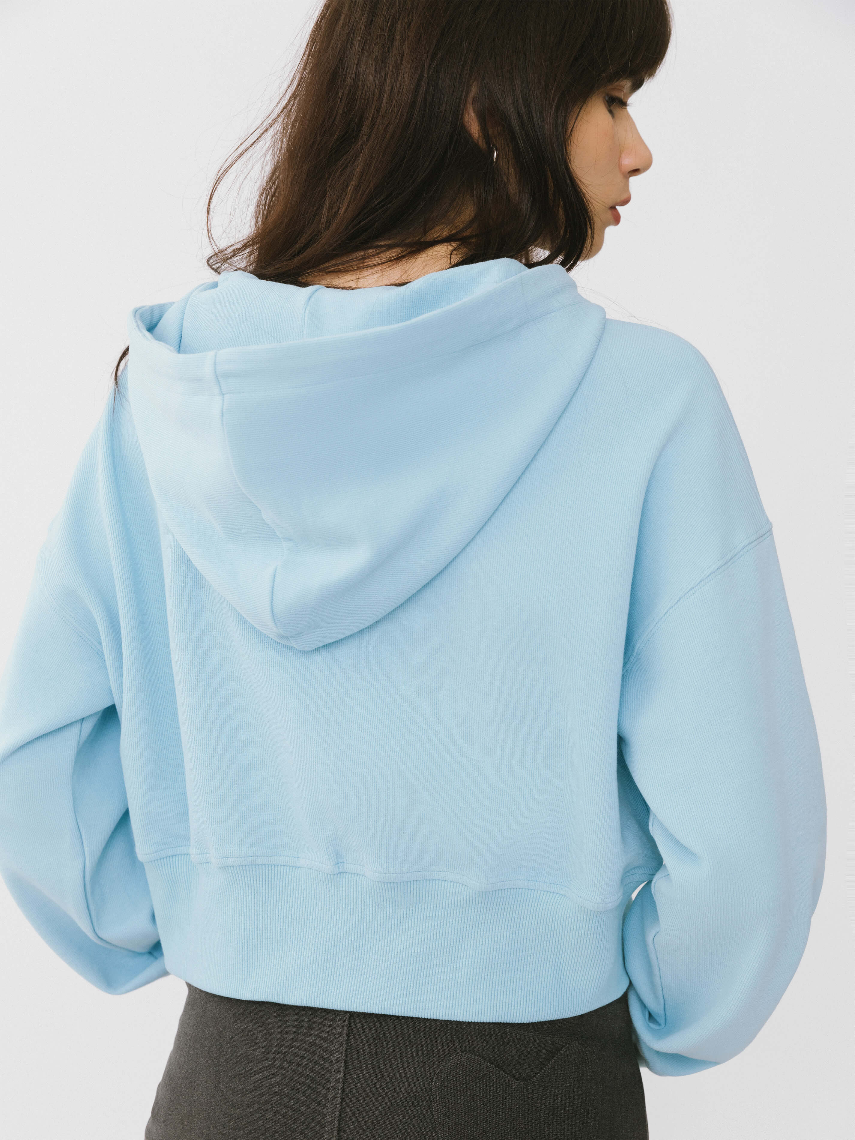 V-Neck Zip Up Hoodie - Image 4