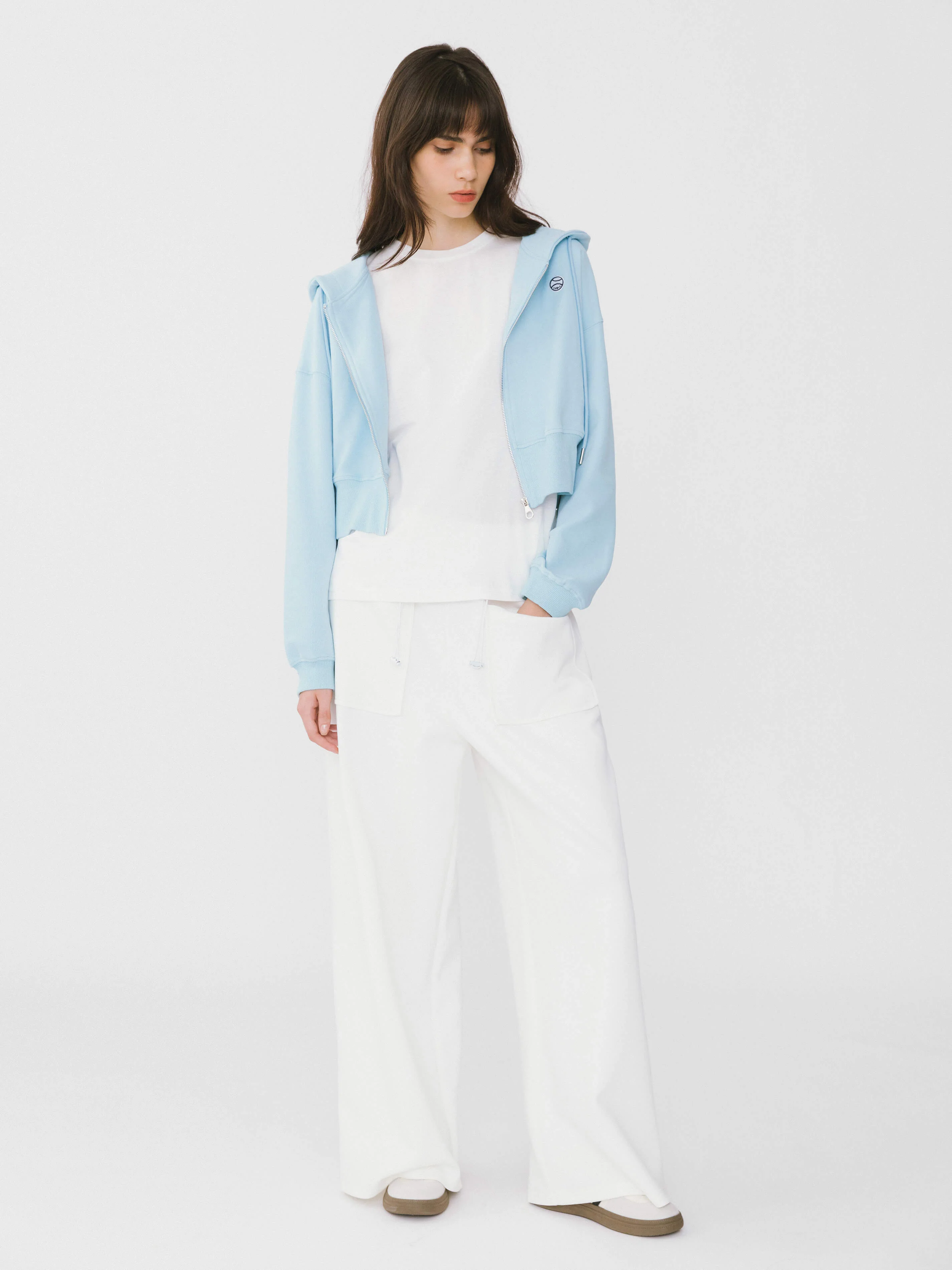 V-Neck Zip Up Hoodie - Image 5
