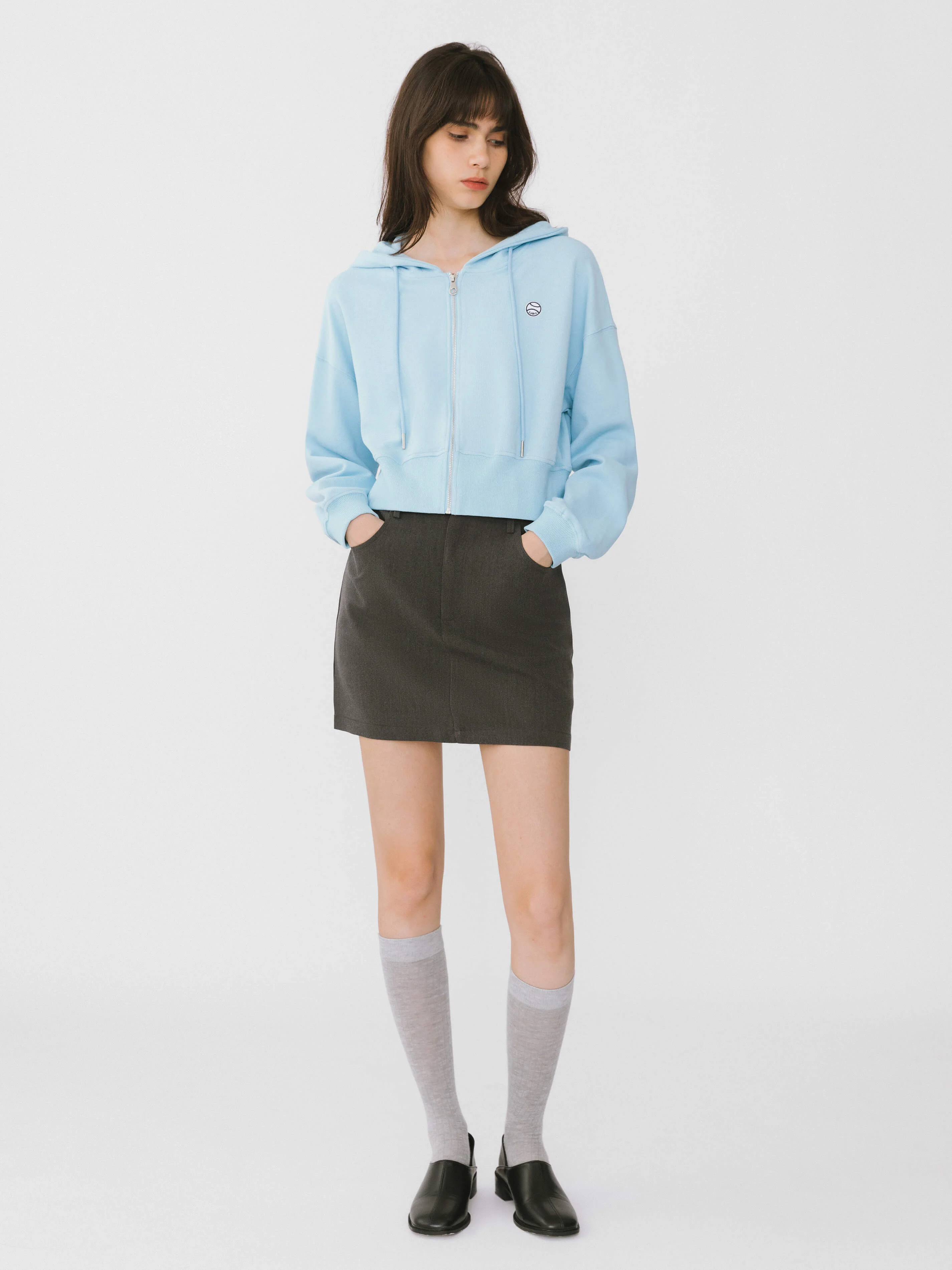 V-Neck Zip Up Hoodie - Image 6