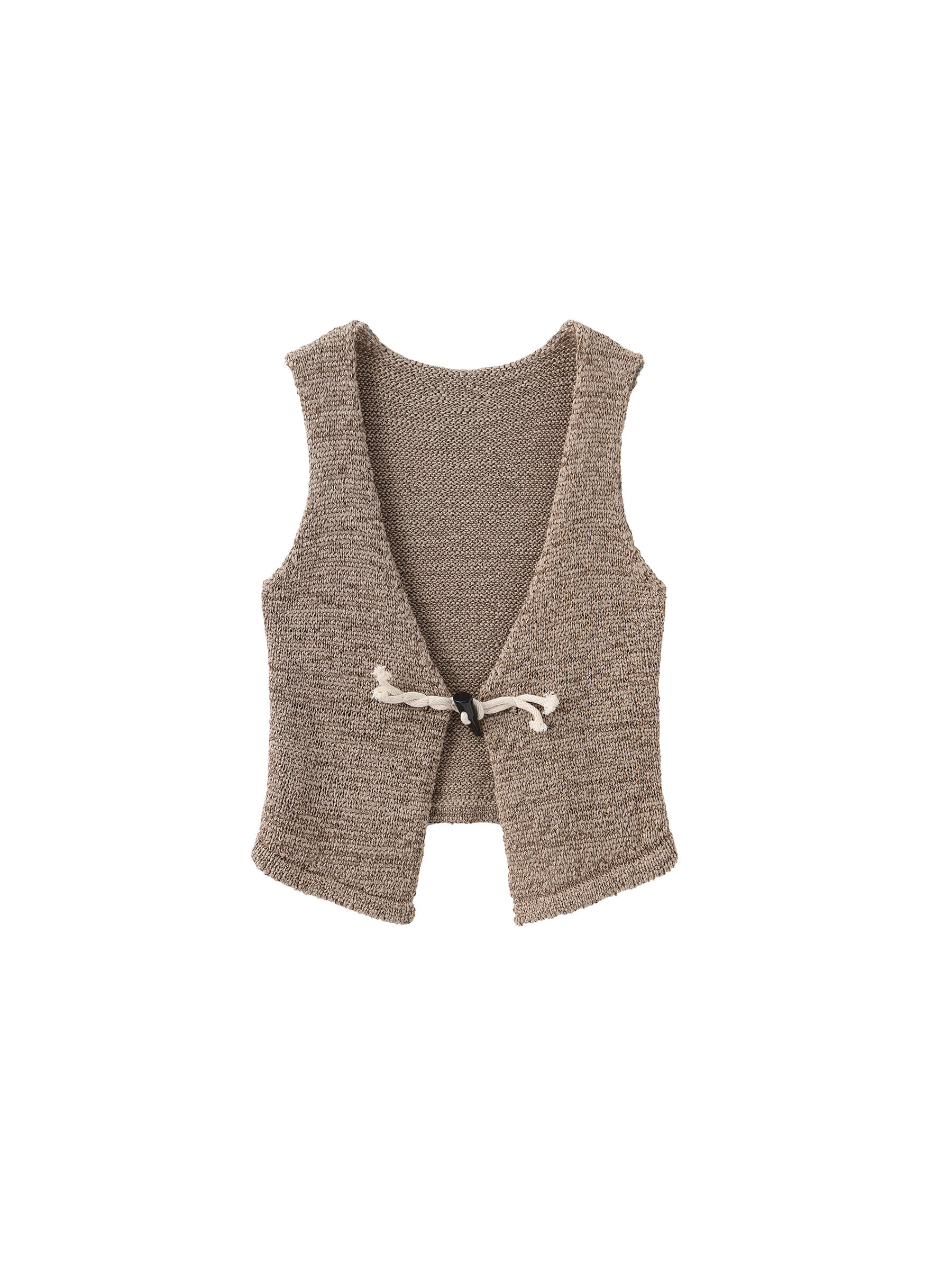 Vintage Toggle Button Knitted Cardigan Vest - Image 7