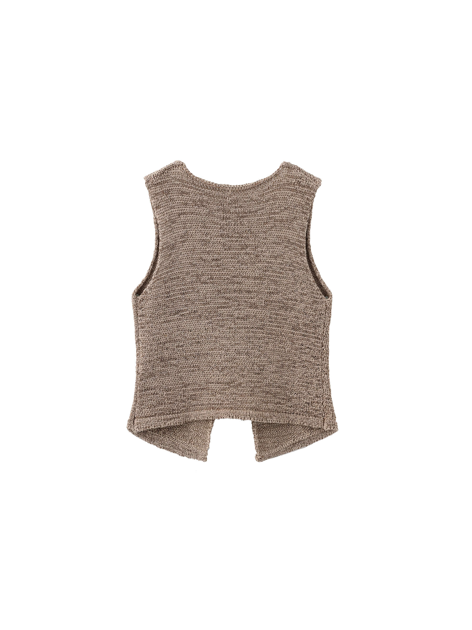 Vintage Toggle Button Knitted Cardigan Vest - Image 8