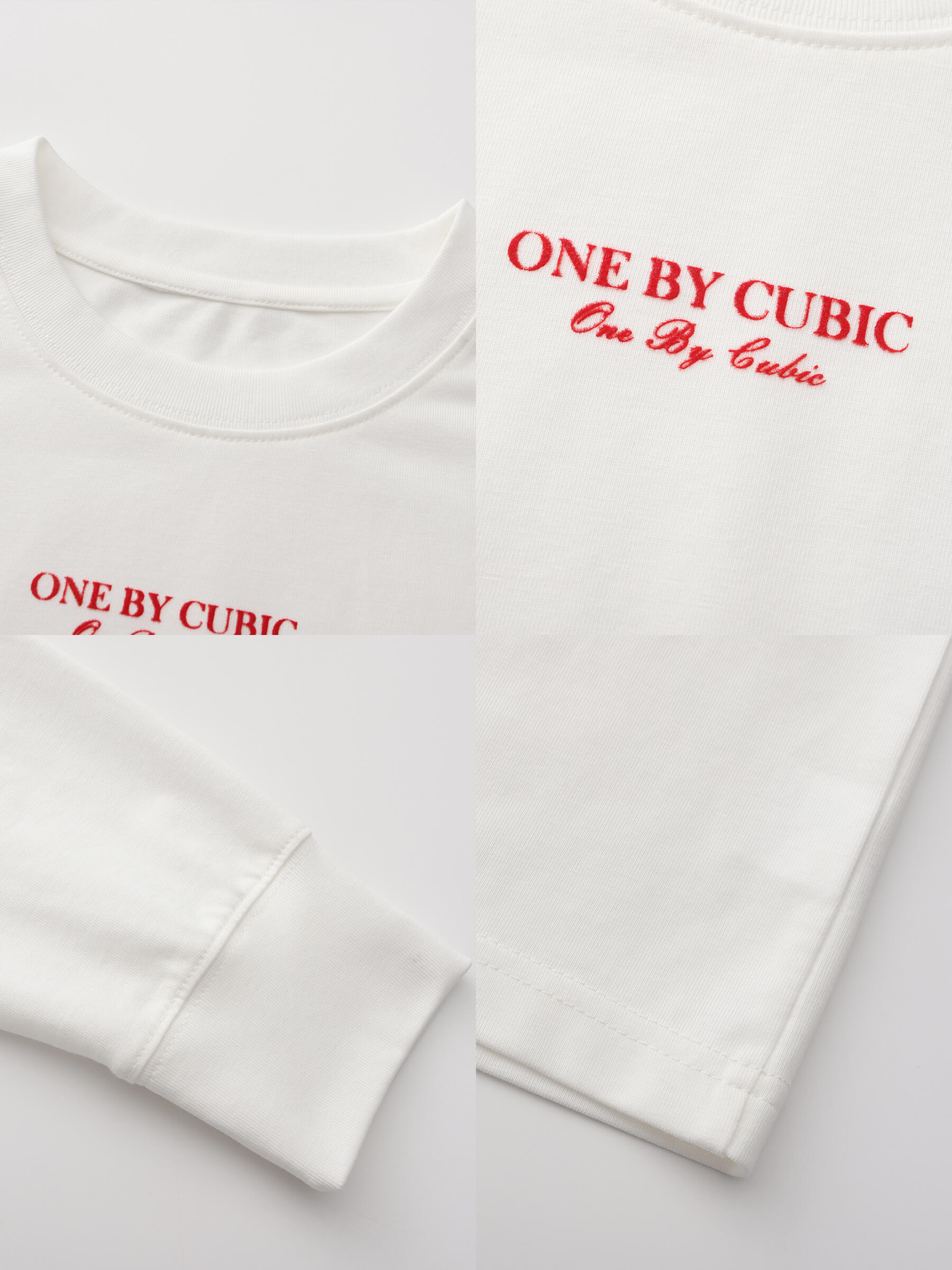 ONE BY CUBIC White Oversized Sweatshirt - Image 11