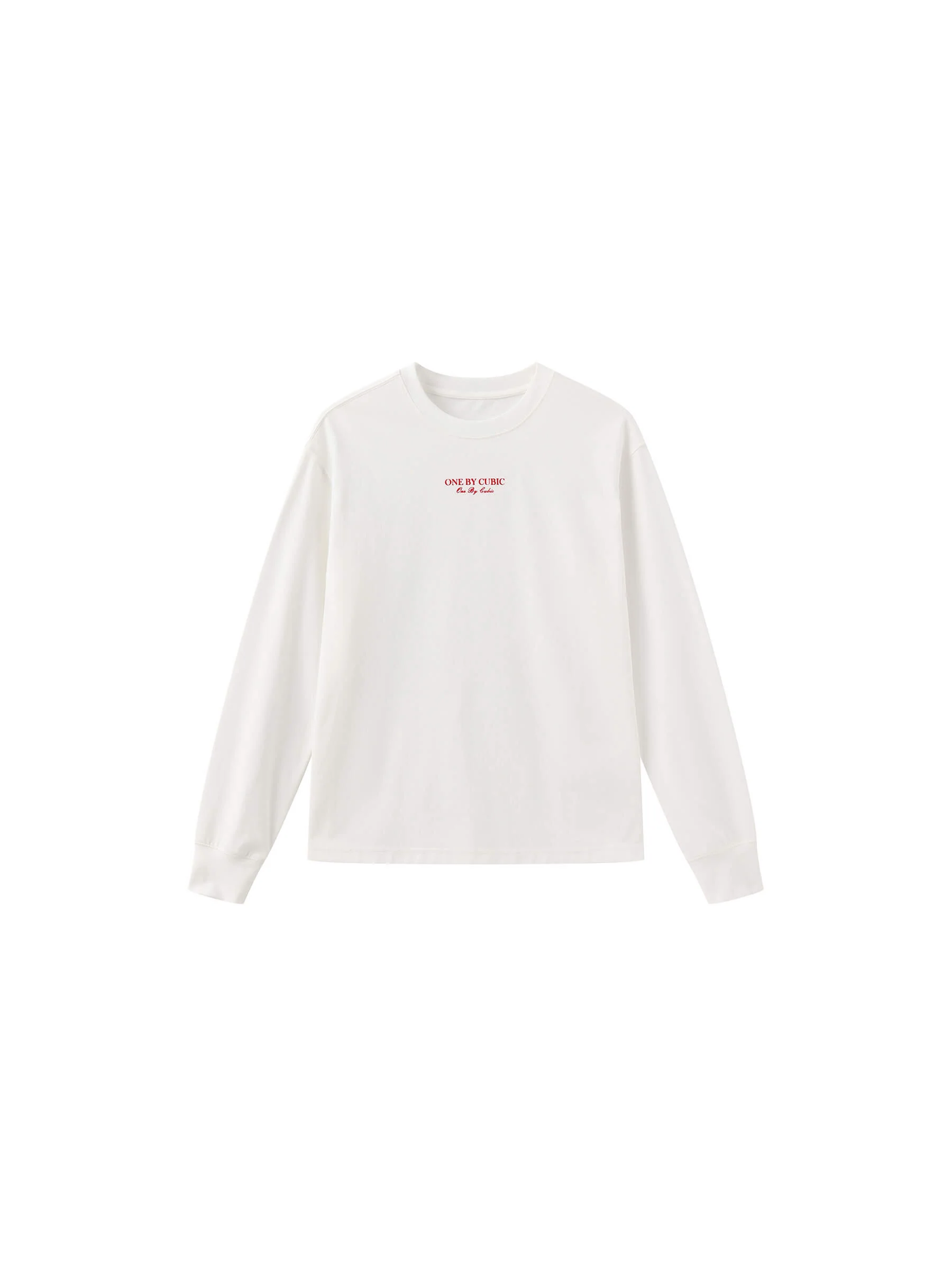 ONE BY CUBIC White Oversized Sweatshirt - Image 8