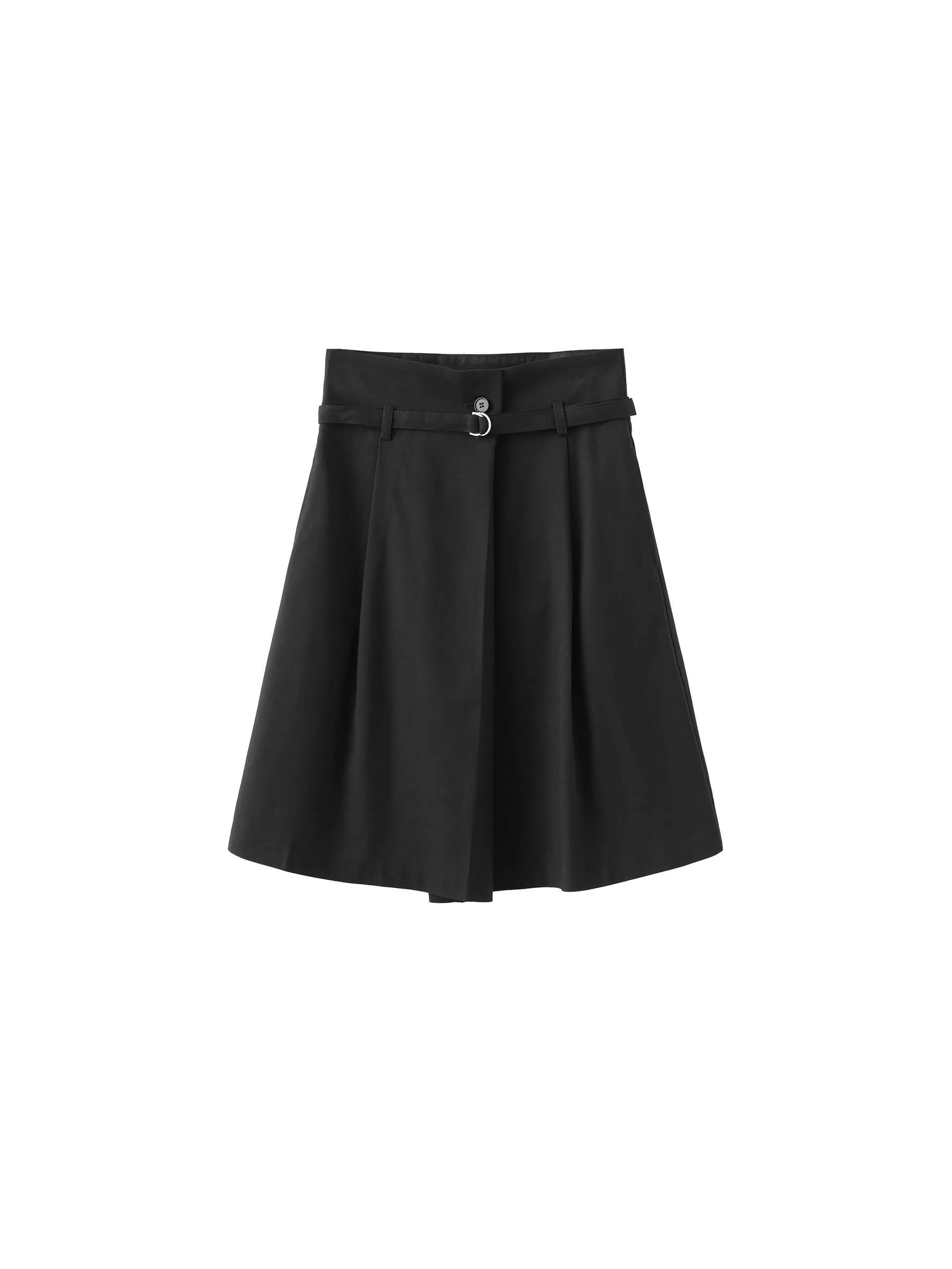 A-line Round Skirt with Wool Blend - Image 23