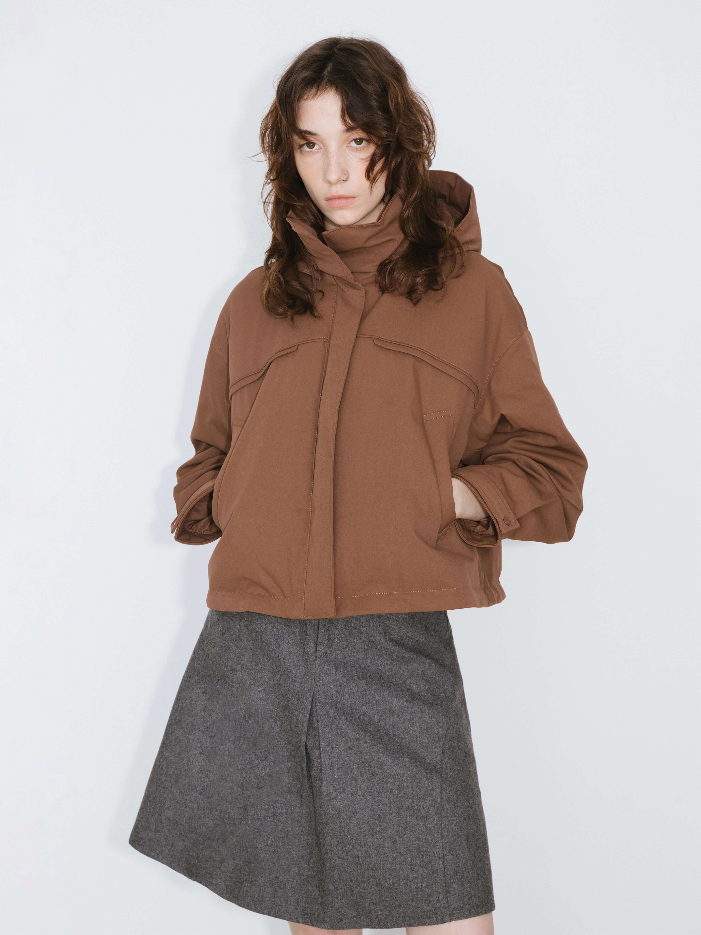 Wool Blend A-Line Skirt - Image 10