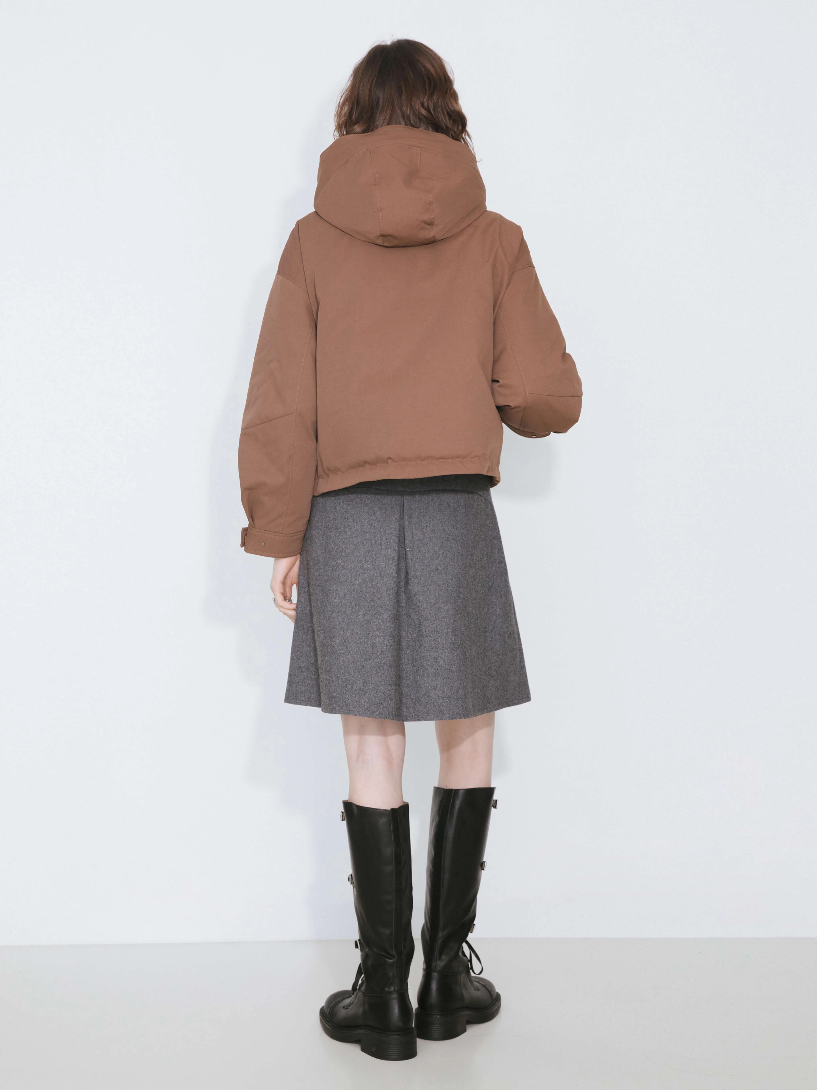 Wool Blend A-Line Skirt - Image 12